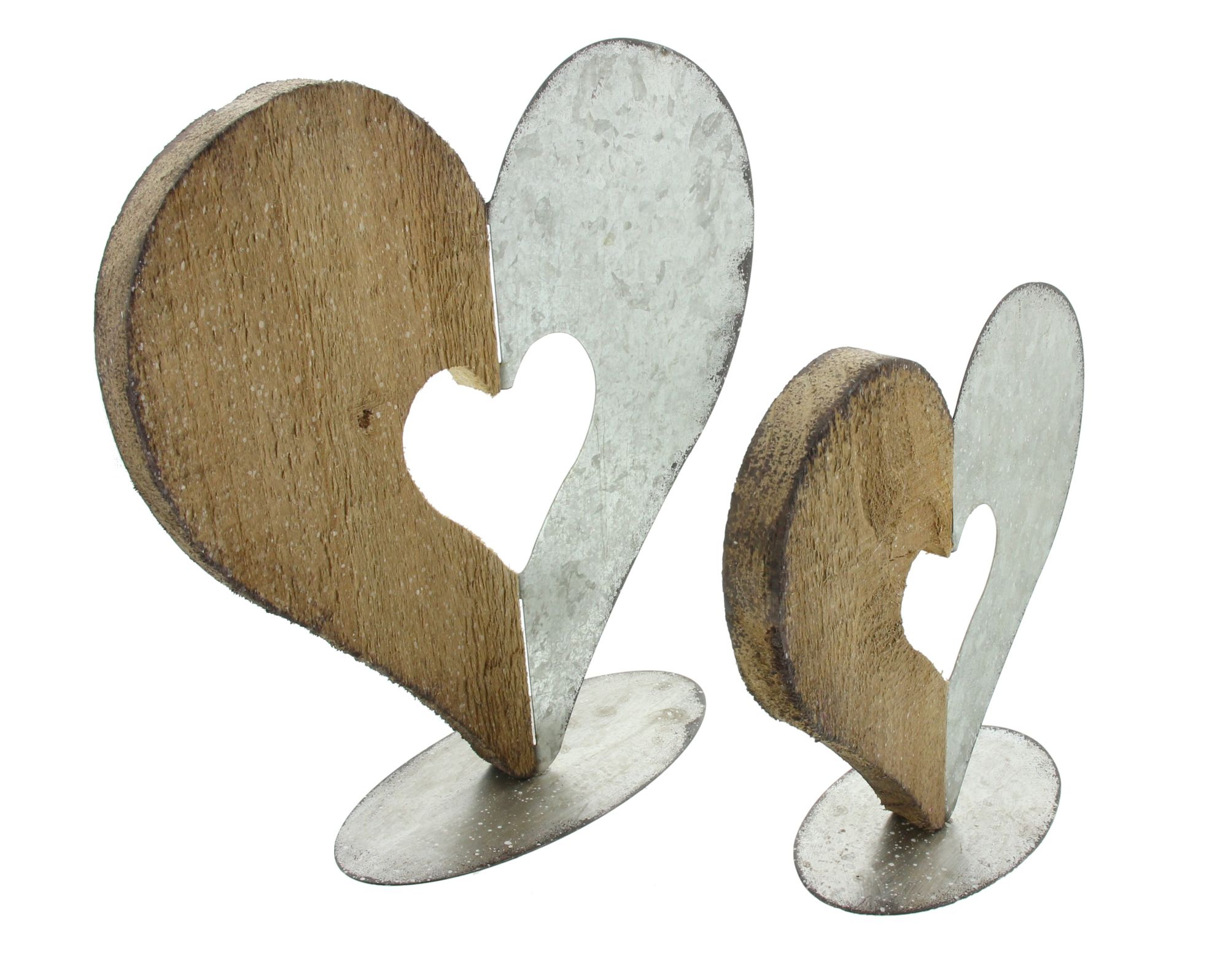 Acheter Lot de 2 cœurs de décoration "mixe" dans la boutique en ligne de Frank Flechtwaren pour Automne Acheter Lot de 2 cœurs de décoration "mixe" dans la boutique en ligne de Frank Flechtwaren pour Automne