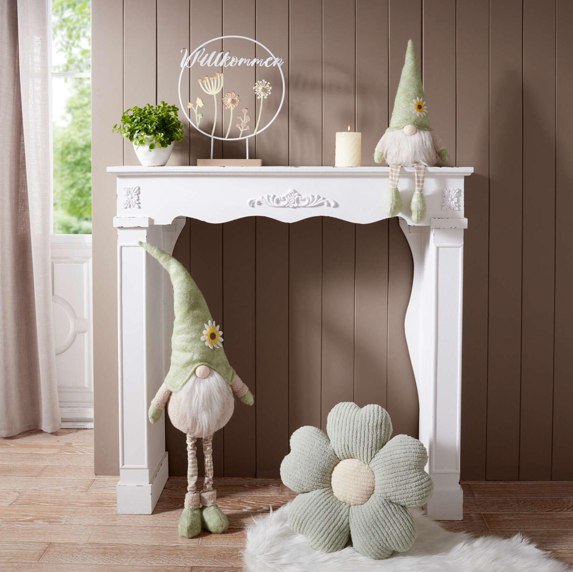 Kaminkonsole "Shabby"  im Frank Flechtwaren Online Shop kaufen