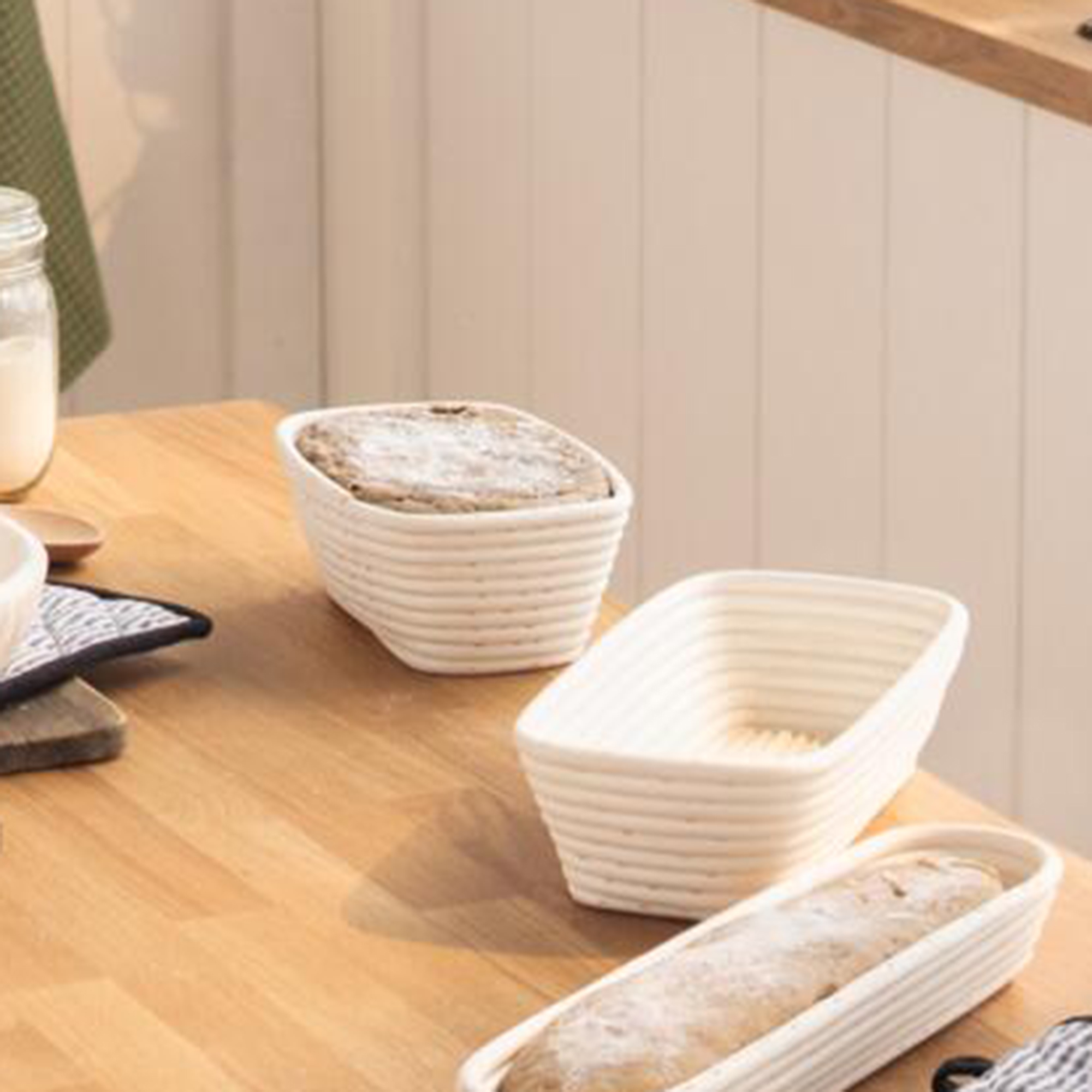 Gärkorb "Square", klein  im Frank Flechtwaren Online Shop kaufen