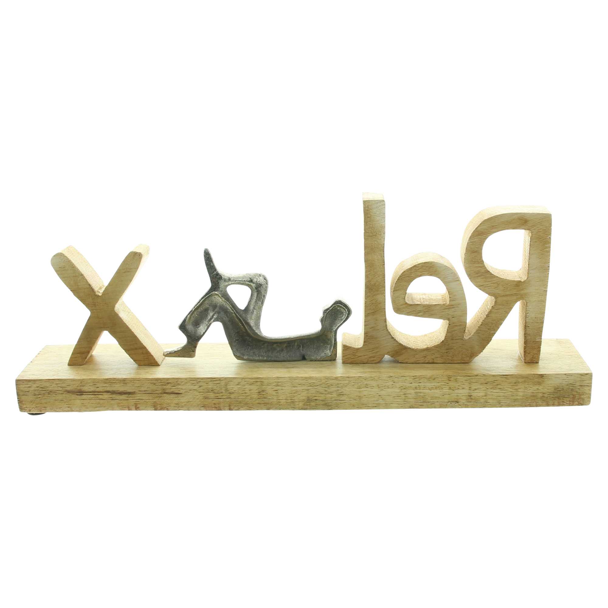 Schriftzug "Relax" im Frank Flechtwaren Online Shop für Dekofiguren kaufen Schriftzug "Relax" im Frank Flechtwaren Online Shop für Dekofiguren kaufen