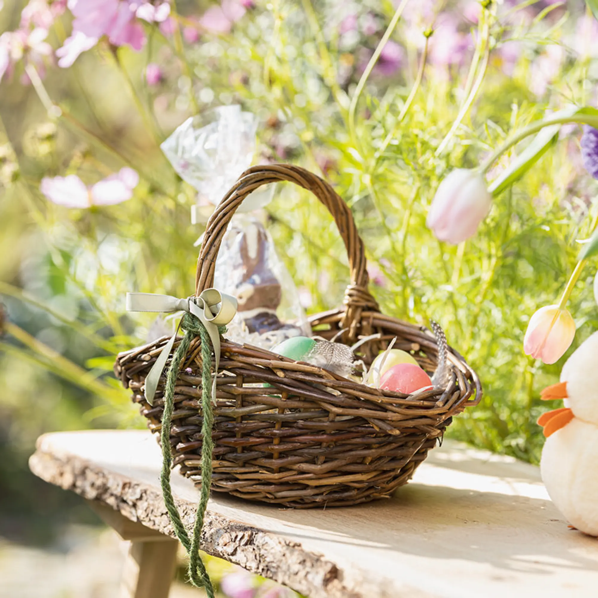 Bügelkorb "Natur", klein  im Frank Flechtwaren Online Shop für Ostern kaufen