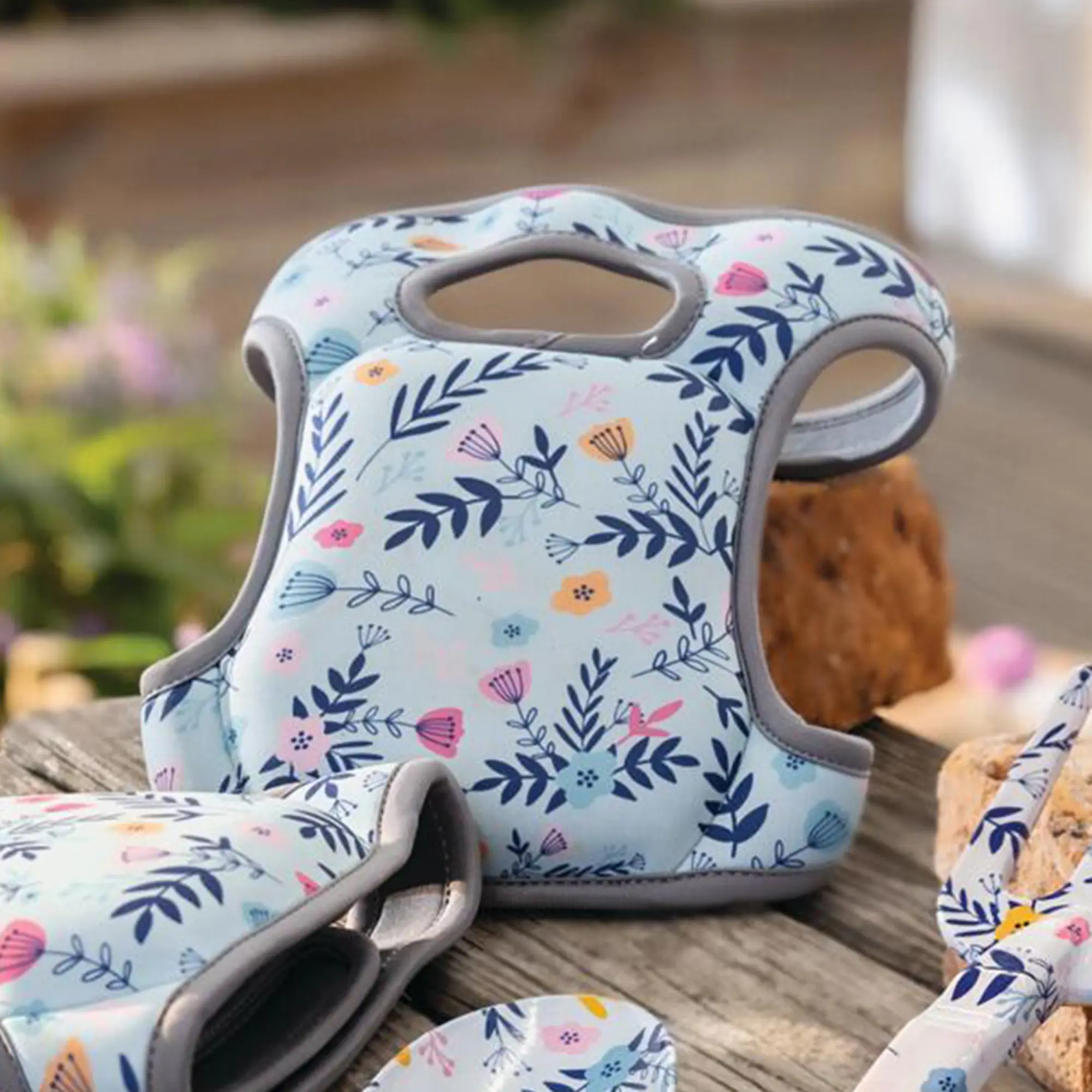 Knieschoner "Floral", 2er Set  im Frank Flechtwaren Online Shop kaufen
