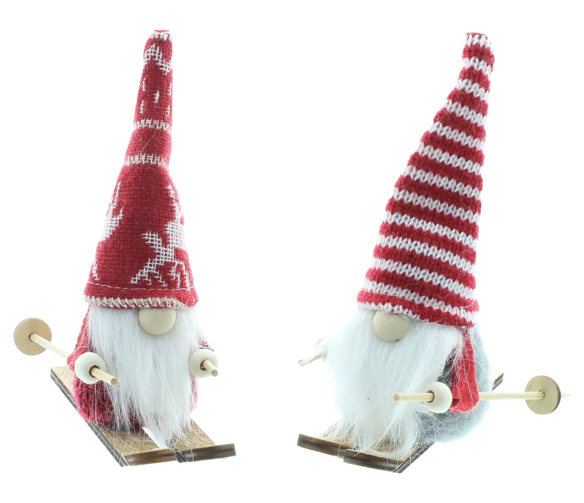 Wichtel "Ski-Tour", 2er Set im Frank Flechtwaren Online Shop für Dekofiguren kaufen Wichtel "Ski-Tour", 2er Set im Frank Flechtwaren Online Shop für Dekofiguren kaufen