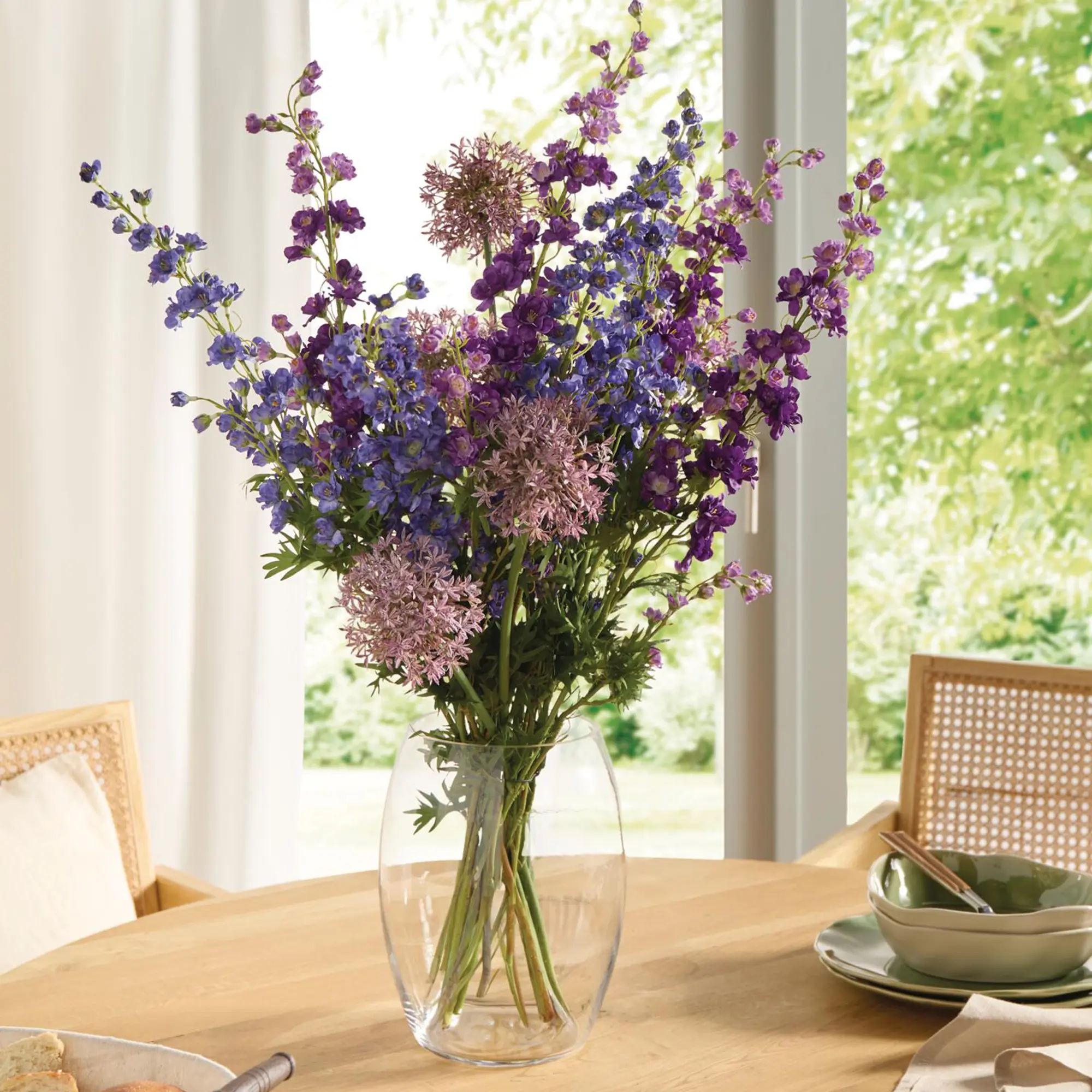 Blume "Rittersporn", 2er Set  im Frank Flechtwaren Online Shop kaufen