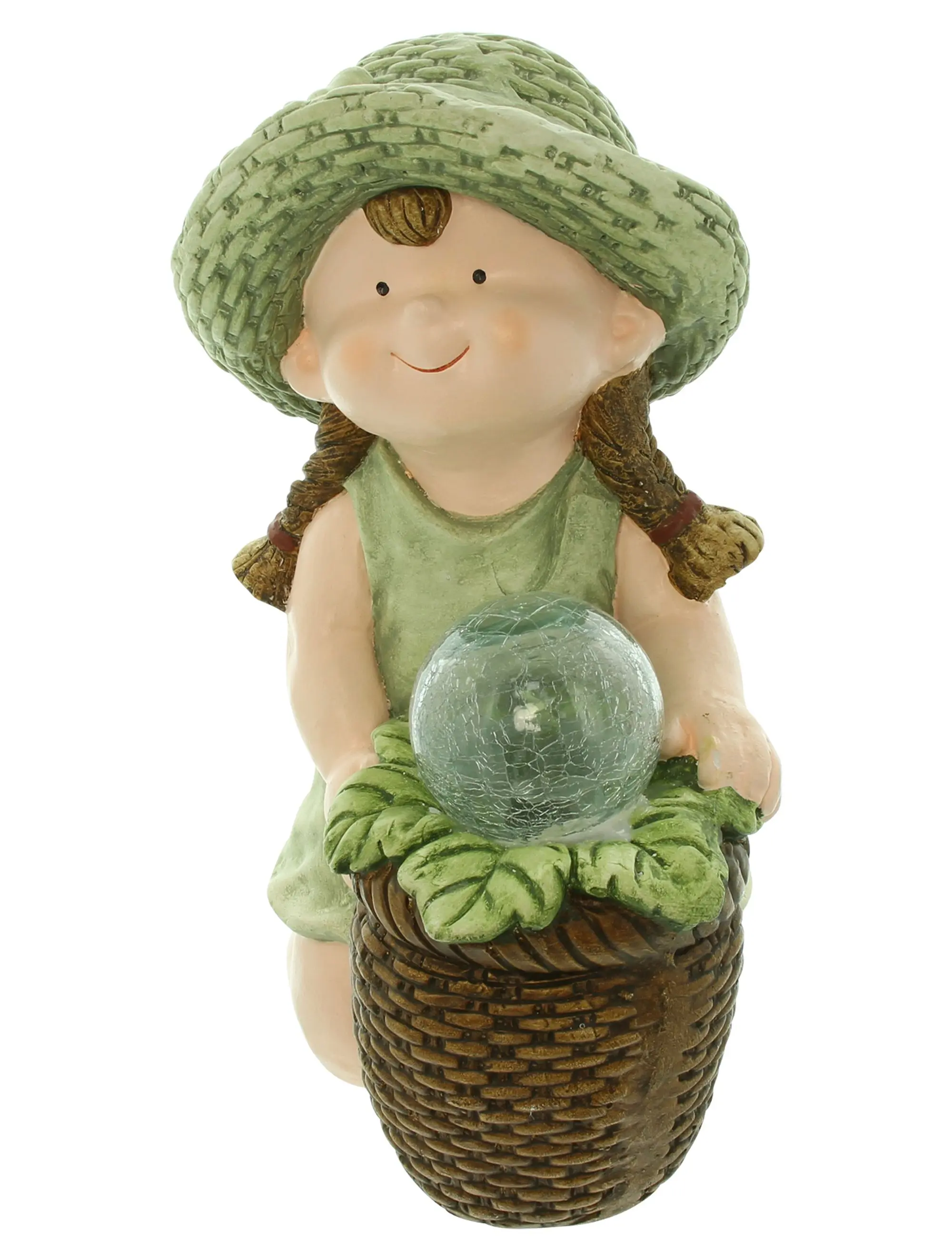 Solarfigur "Mädchen mit Leuchtblüte" im Frank Flechtwaren Online Shop für Gartenfiguren kaufen Solarfigur "Mädchen mit Leuchtblüte" im Frank Flechtwaren Online Shop für Gartenfiguren kaufen