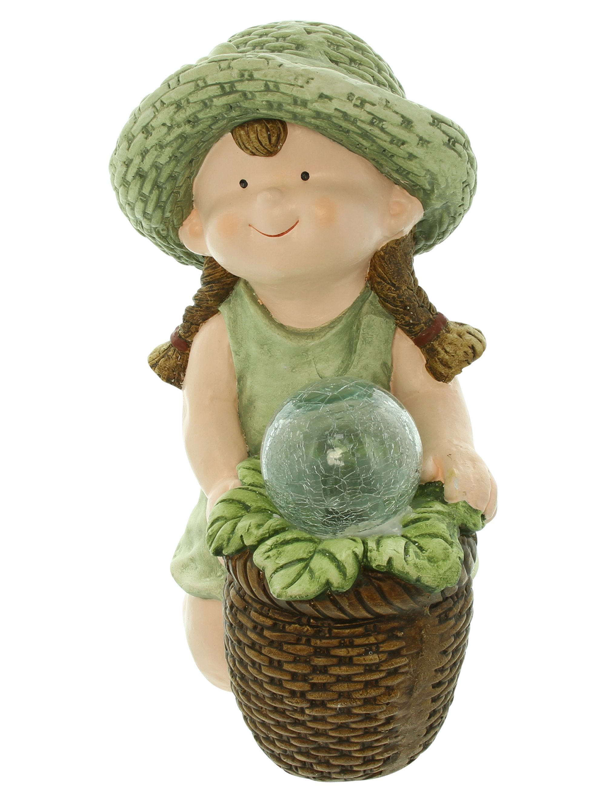 Solarfigur "Mädchen mit Leuchtblüte" im Frank Flechtwaren Online Shop für Gartenfiguren kaufen Solarfigur "Mädchen mit Leuchtblüte" im Frank Flechtwaren Online Shop für Gartenfiguren kaufen