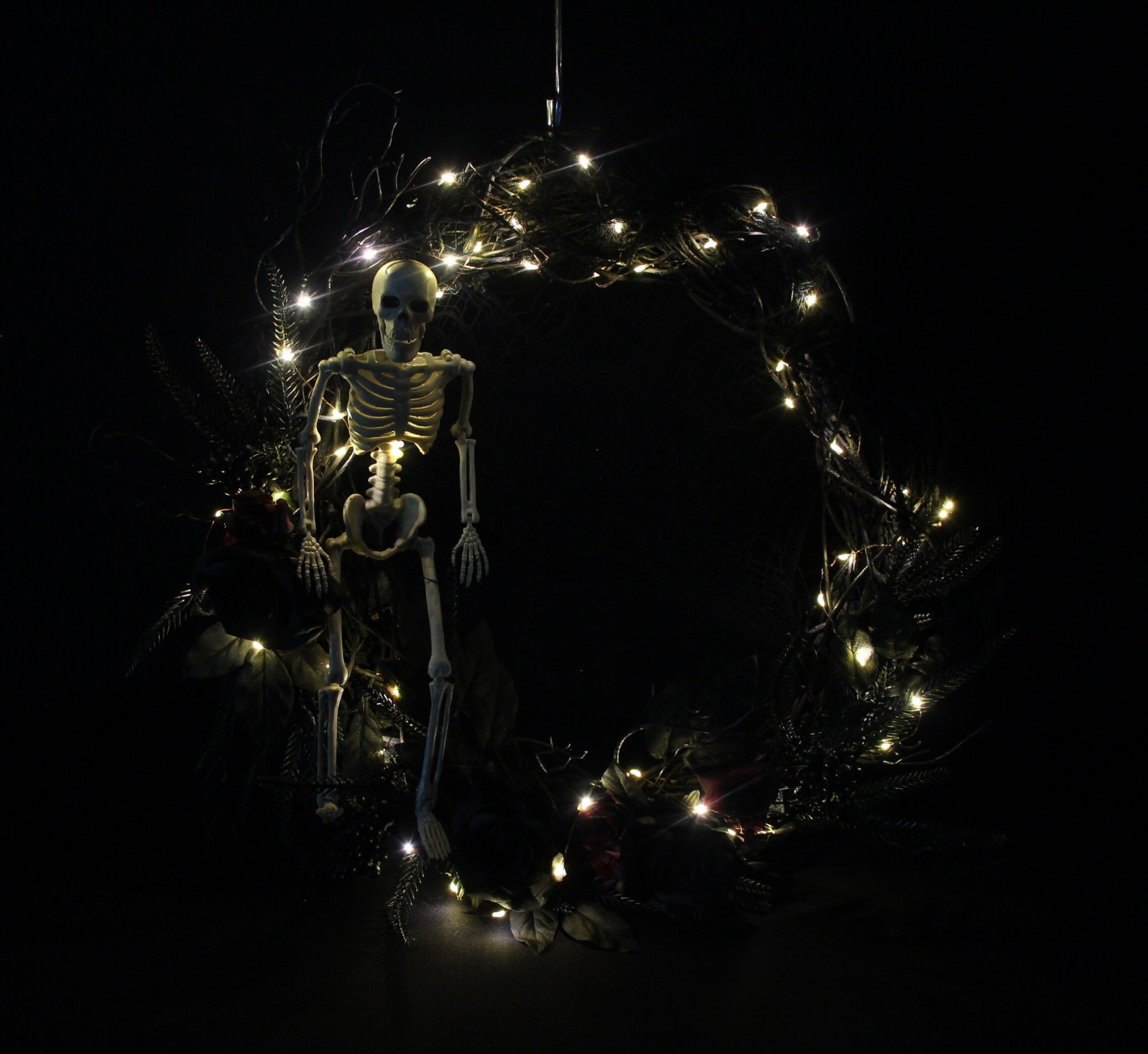 LED-Kranz "Light in the Dark"  im Frank Flechtwaren Online Shop für Herbst kaufen