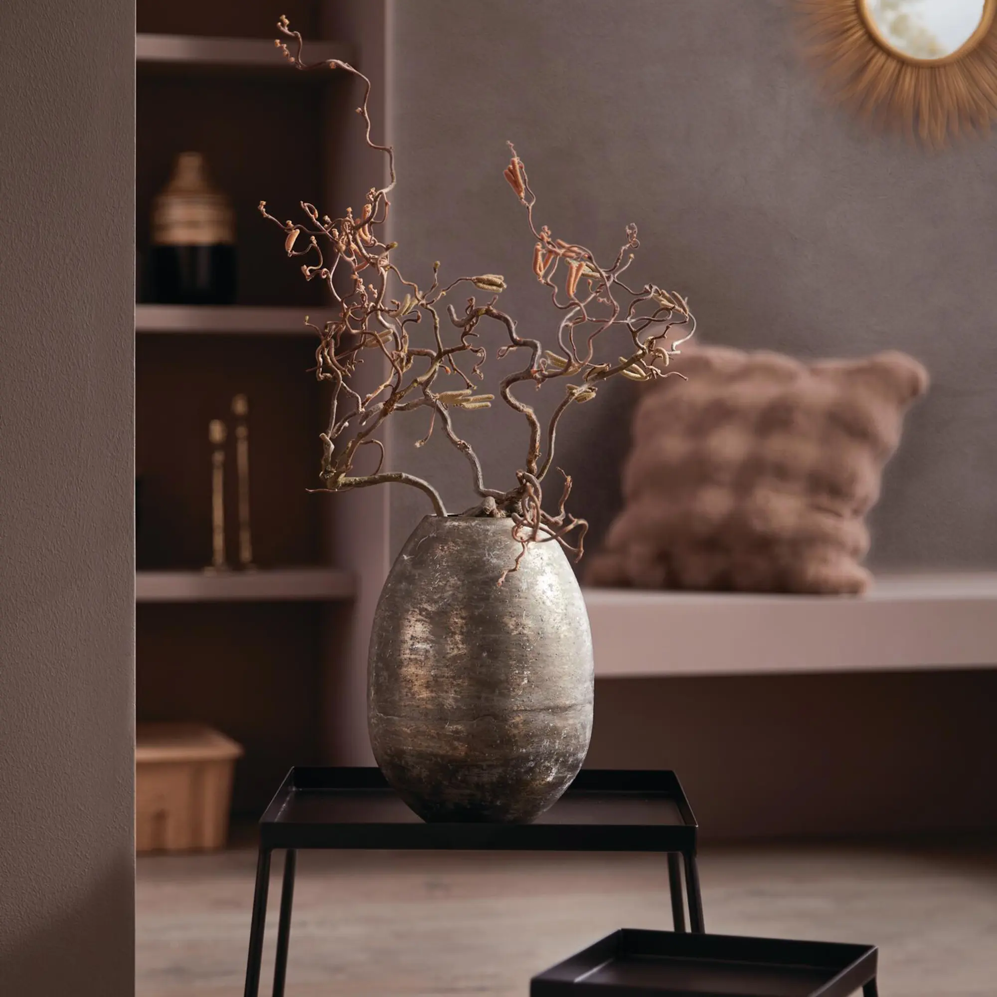Dekovase "Metallic-Shimmer"  im Frank Flechtwaren Online Shop kaufen