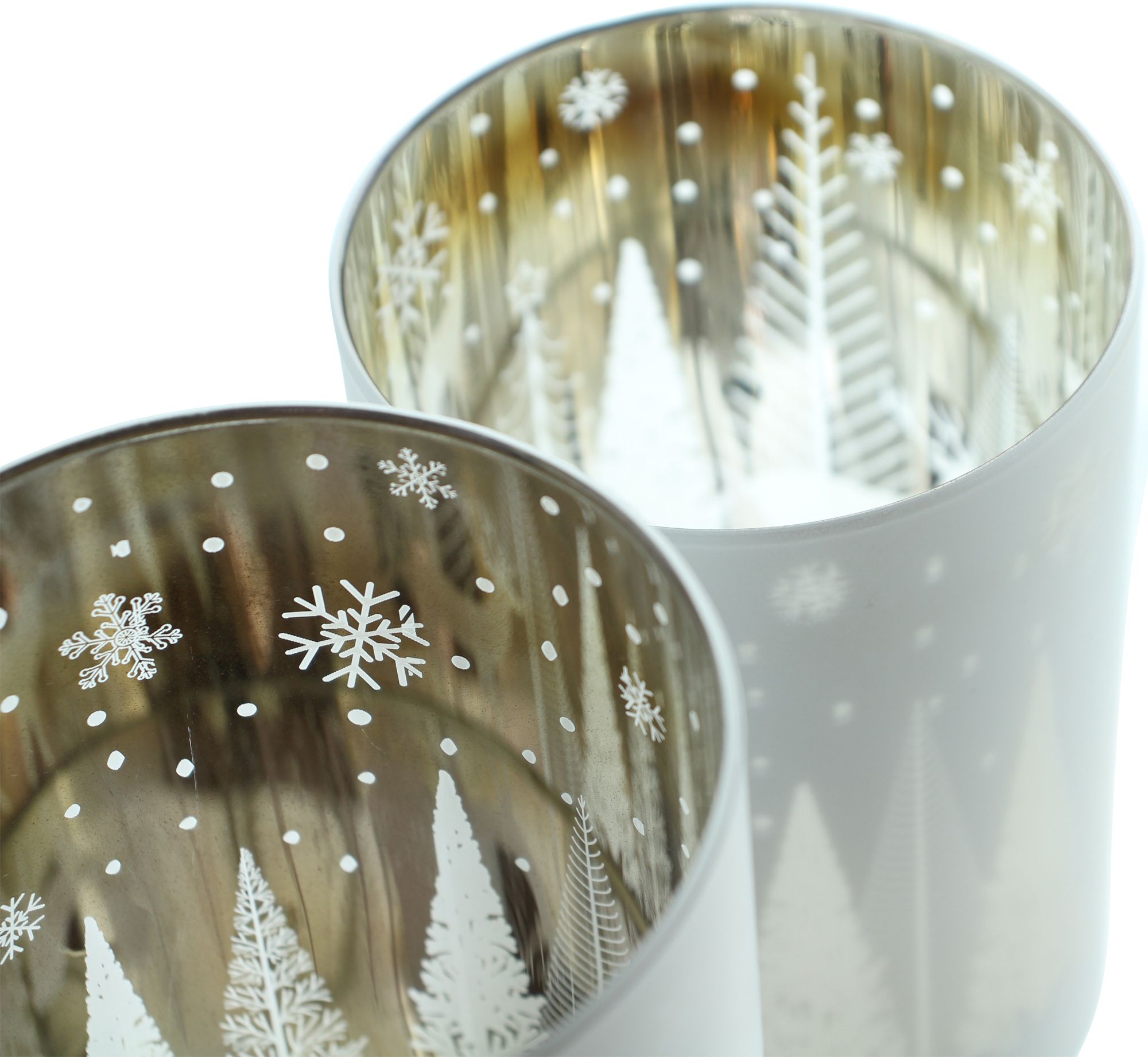 Windlicht "Winterlandschaft", 2er Set im Frank Flechtwaren Online Shop für Weihnachten kaufen Windlicht "Winterlandschaft", 2er Set im Frank Flechtwaren Online Shop für Weihnachten kaufen