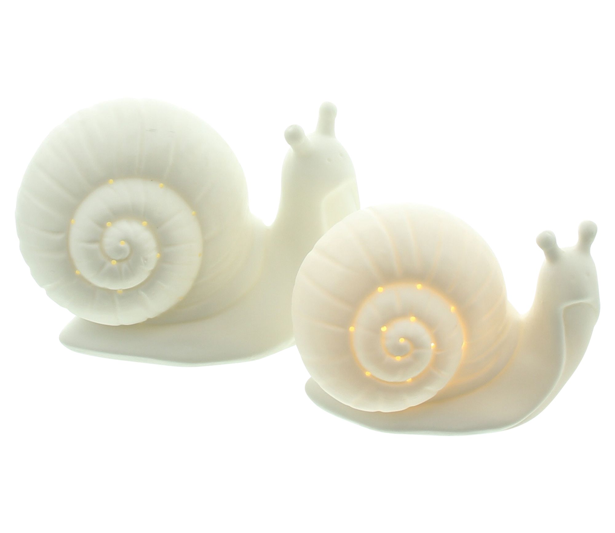 LED-Schnecke "White", 2er Set im Frank Flechtwaren Online Shop für Gartenfiguren kaufen LED-Schnecke "White", 2er Set im Frank Flechtwaren Online Shop für Gartenfiguren kaufen