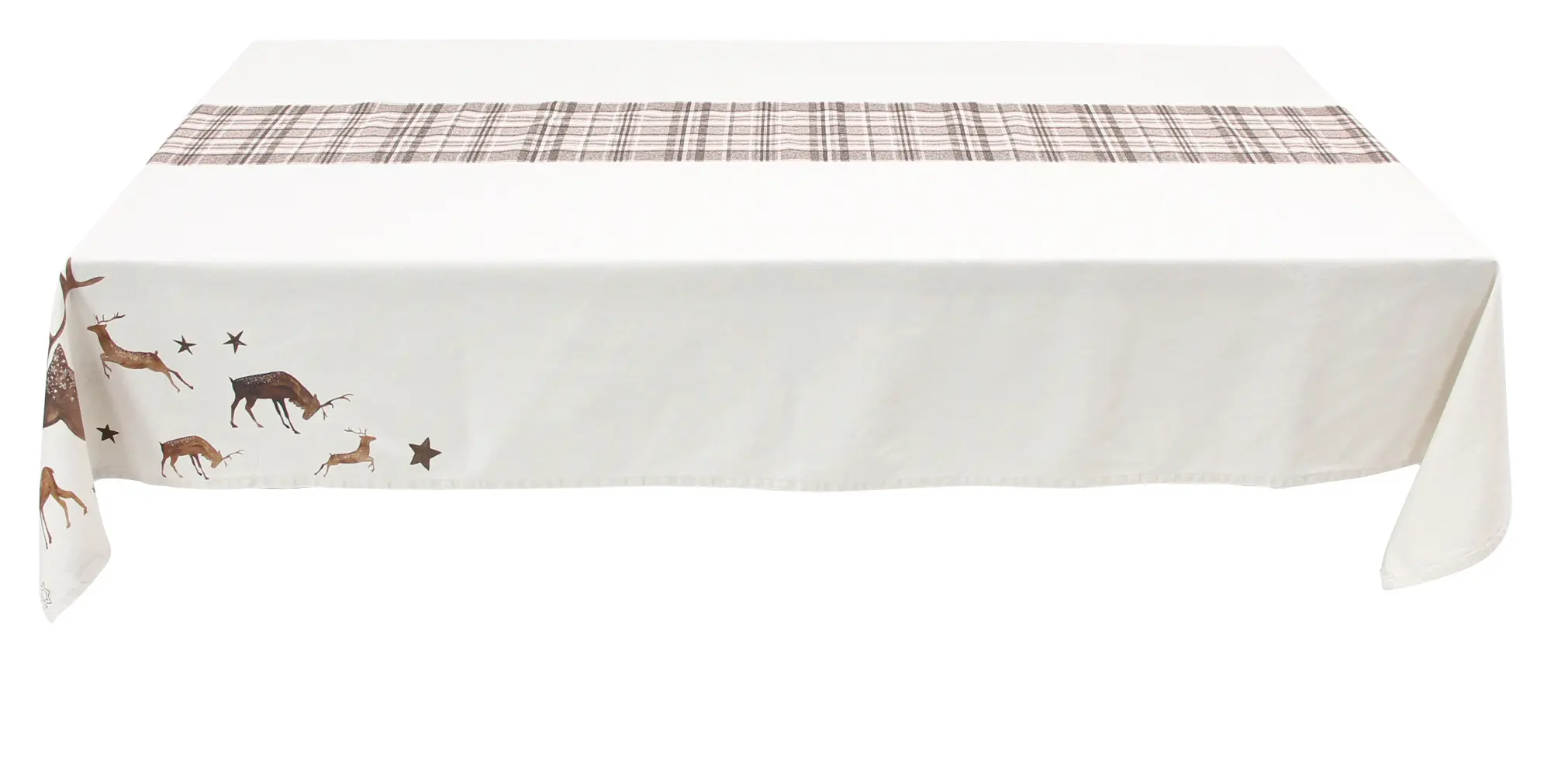 Tafeldecke "Sternen-Hirsch"  im Frank Flechtwaren Online Shop für Trendmotiv Hirsch kaufen