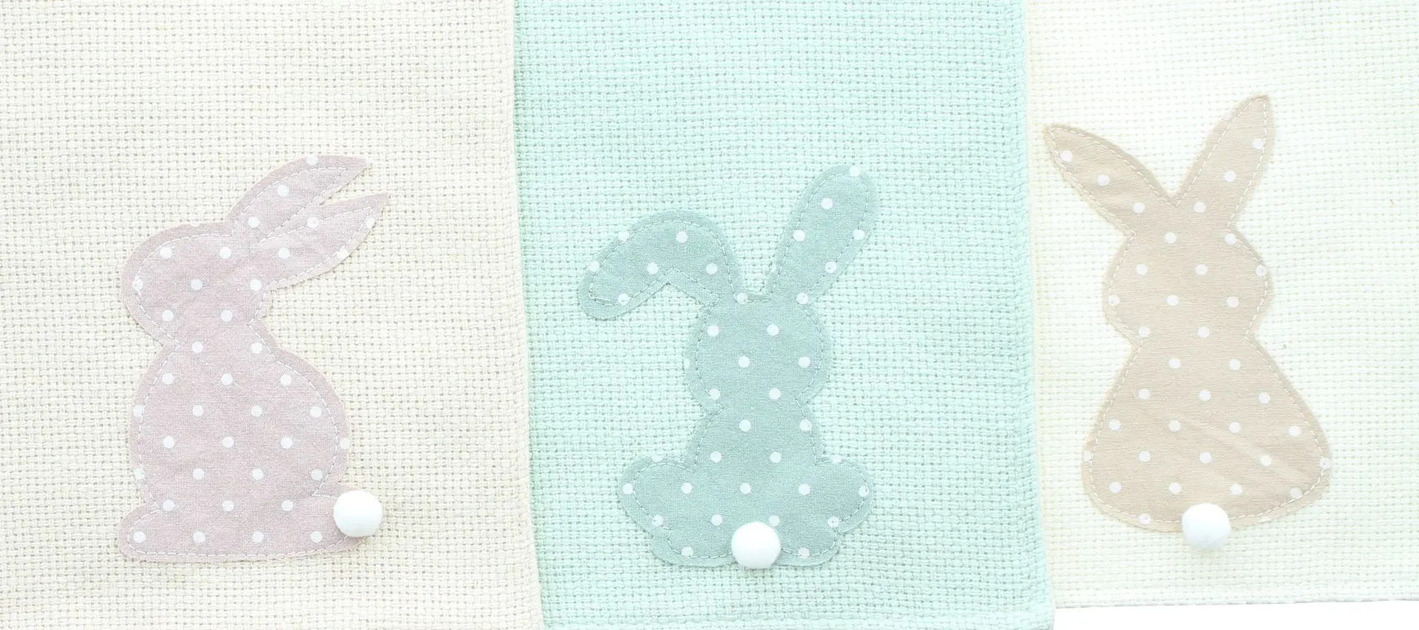 Platzmatte "Pastellhäschen", 3er Set  im Frank Flechtwaren Online Shop für Ostern kaufen