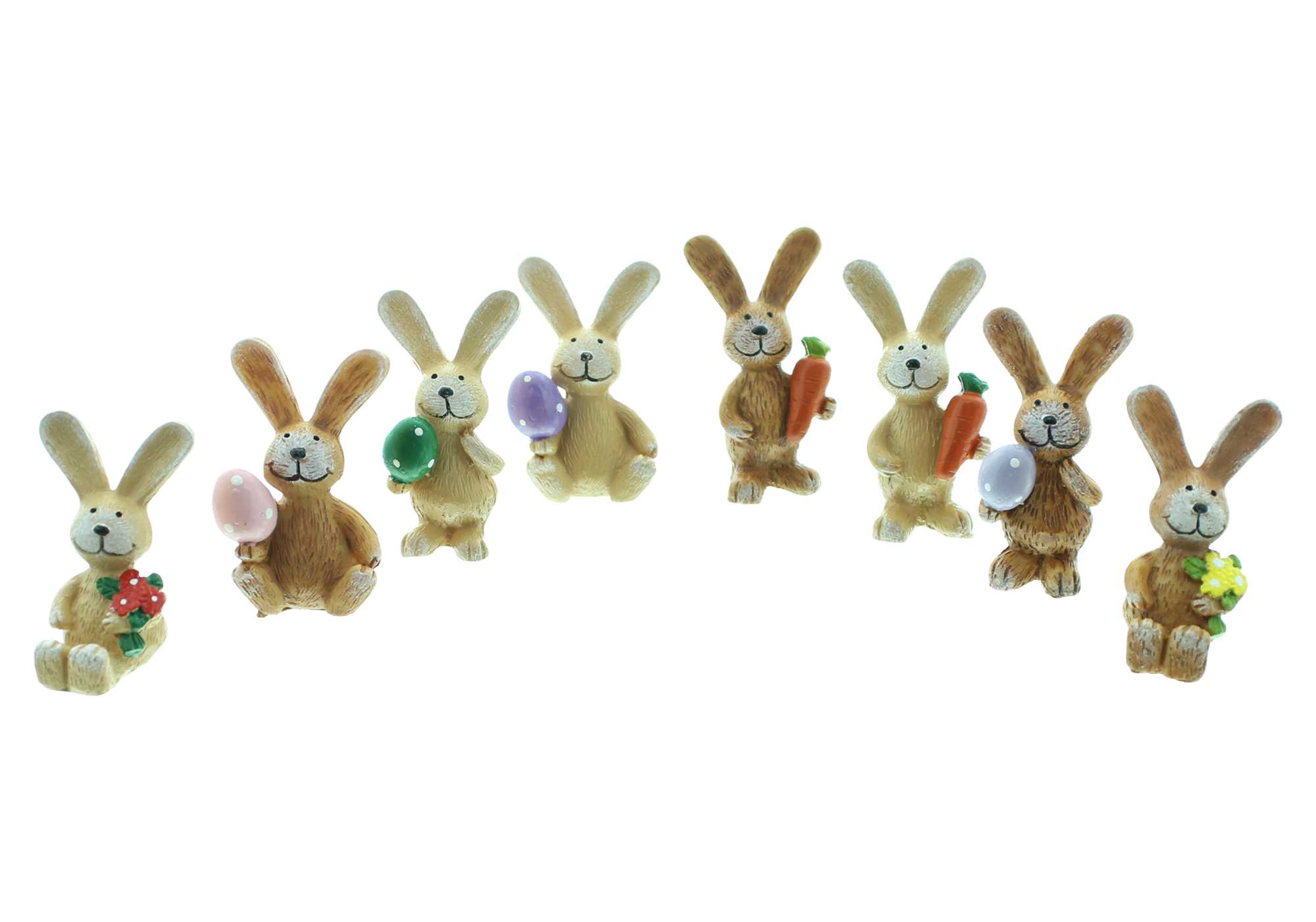 Figur "Hasenbande", klein, 8er Set im Frank Flechtwaren Online Shop für Ostern kaufen Figur "Hasenbande", klein, 8er Set im Frank Flechtwaren Online Shop für Ostern kaufen