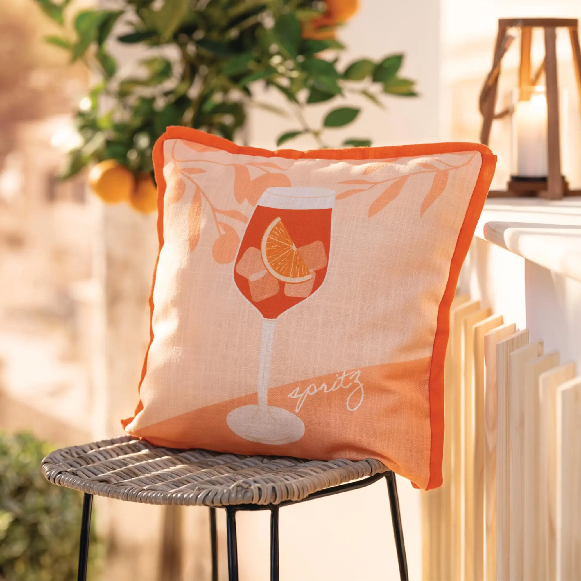 Kissenhülle "Spritz"  im Frank Flechtwaren Online Shop kaufen
