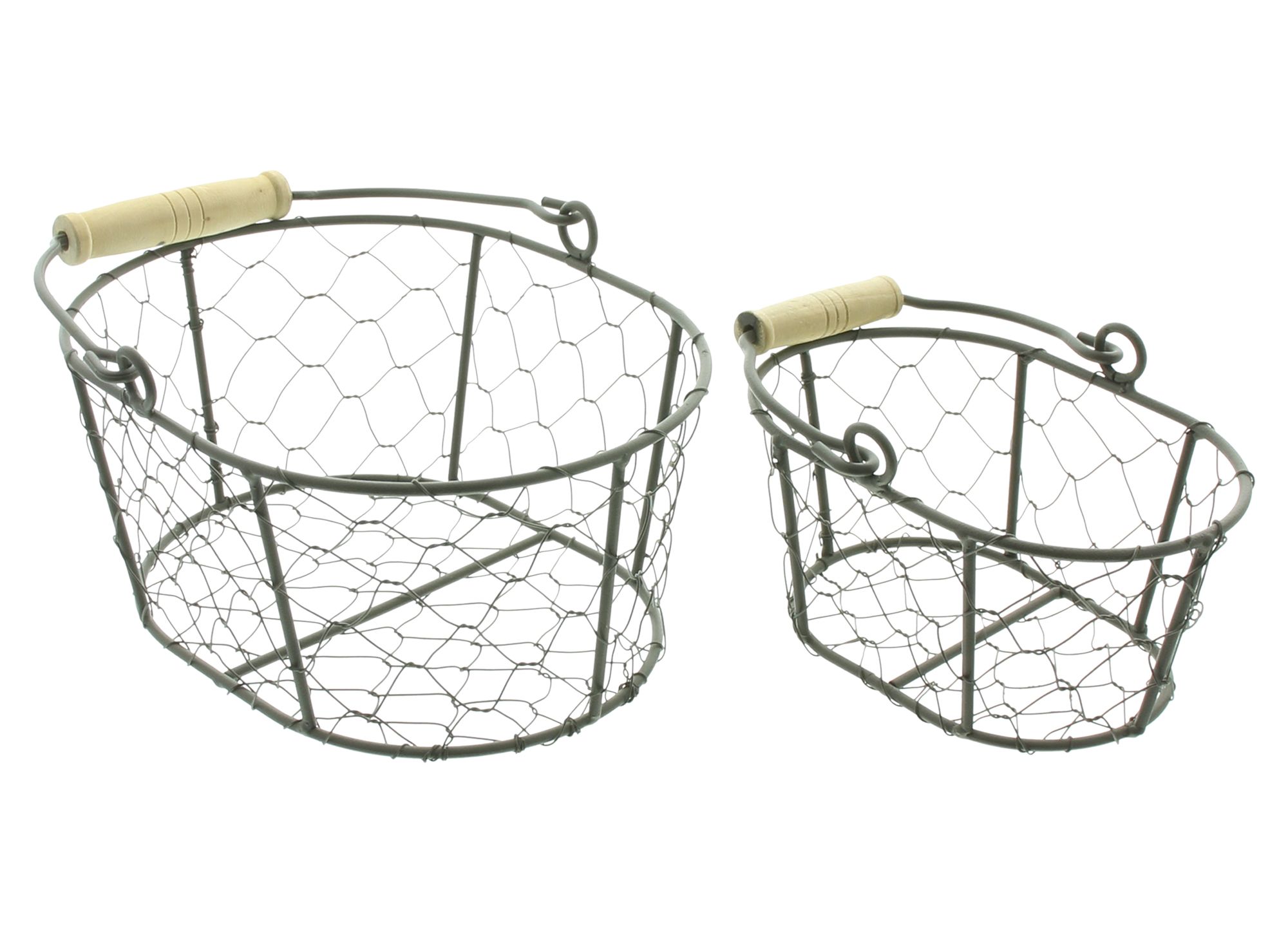 Drahtkörbchen "Petit", 2er Set  im Frank Flechtwaren Online Shop für  kaufen