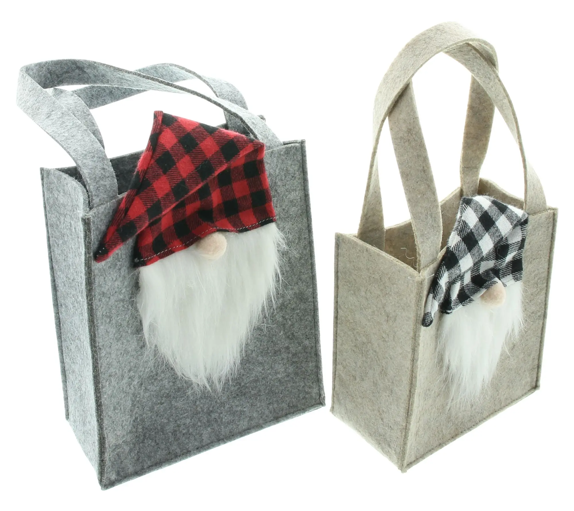 Tasche "Karo-Wichtel", 2er Set im Frank Flechtwaren Online Shop für Geschenktaschen & -säckchen kaufen Tasche "Karo-Wichtel", 2er Set im Frank Flechtwaren Online Shop für Geschenktaschen & -säckchen kaufen