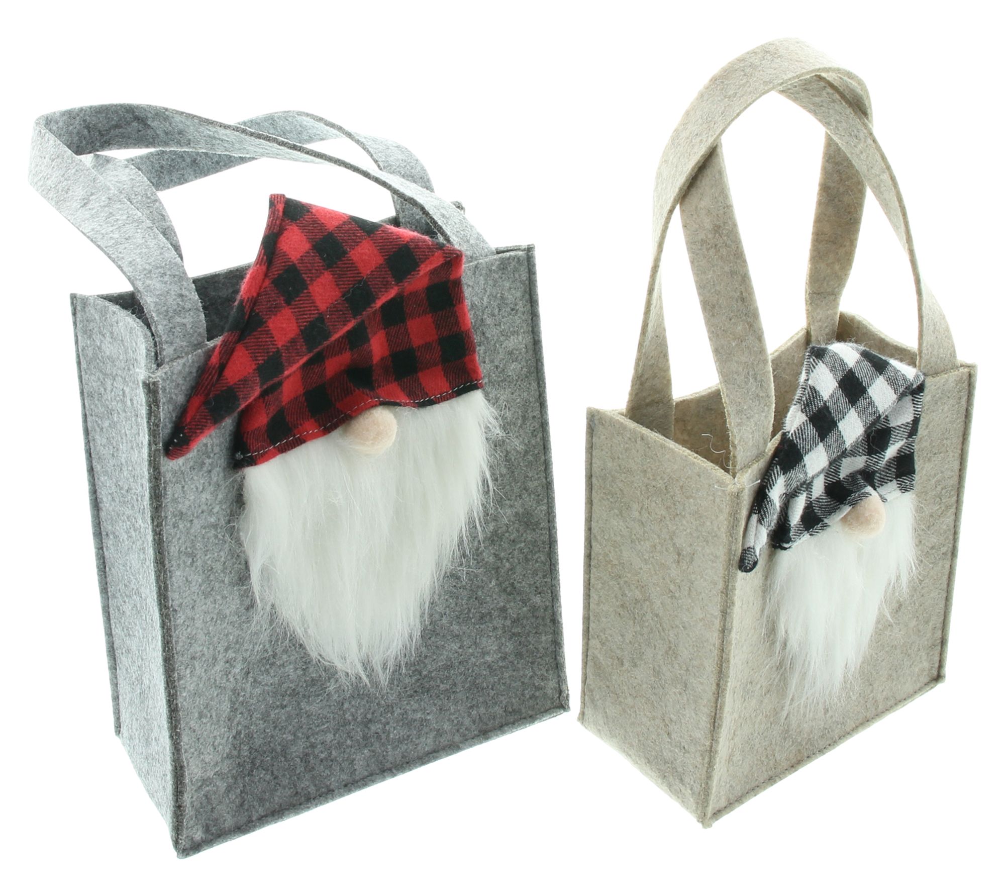 Tasche "Karo-Wichtel", 2er Set im Frank Flechtwaren Online Shop für Weihnachten kaufen Tasche "Karo-Wichtel", 2er Set im Frank Flechtwaren Online Shop für Weihnachten kaufen