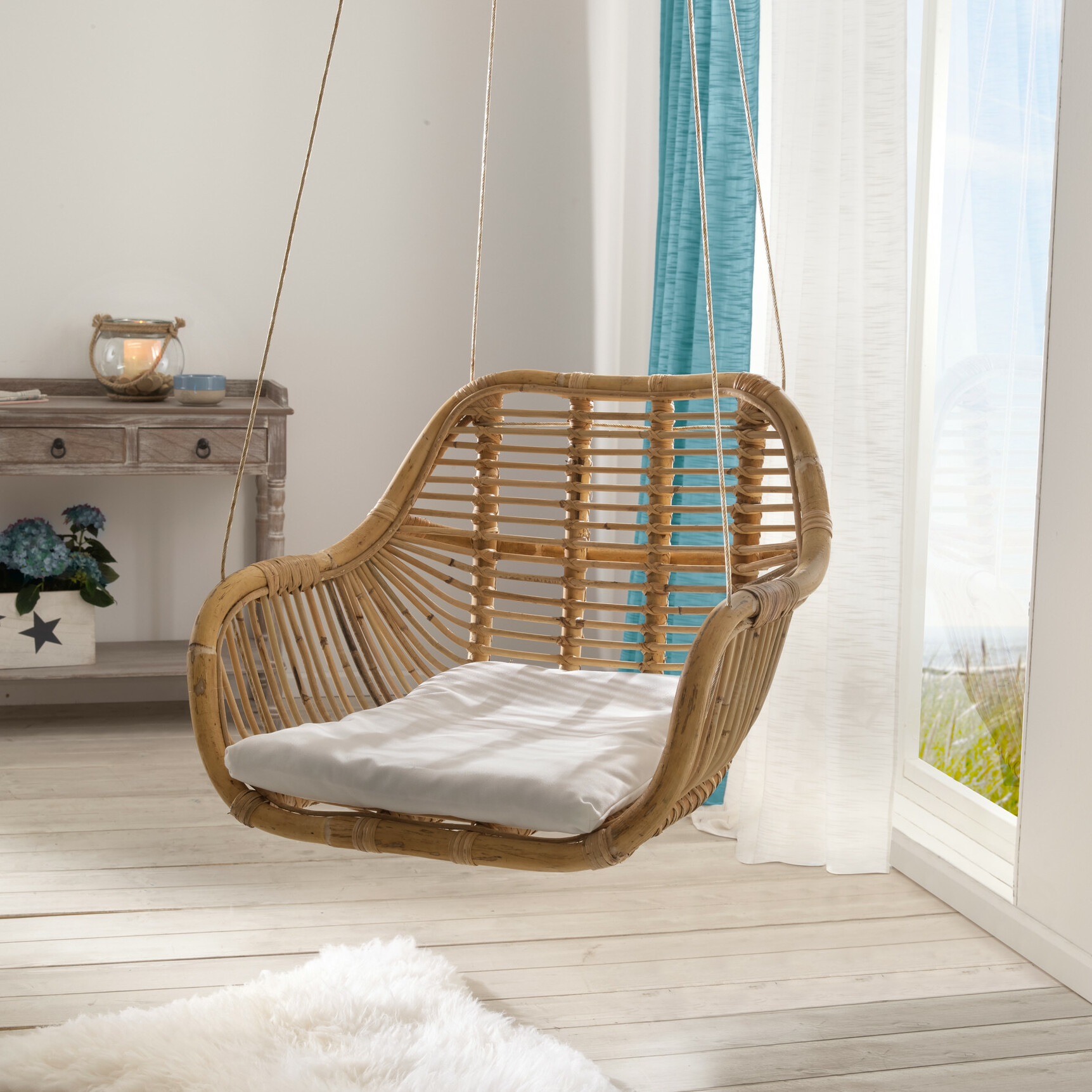 Korbhängesessel "Rattan"  im Frank Flechtwaren Online Shop kaufen