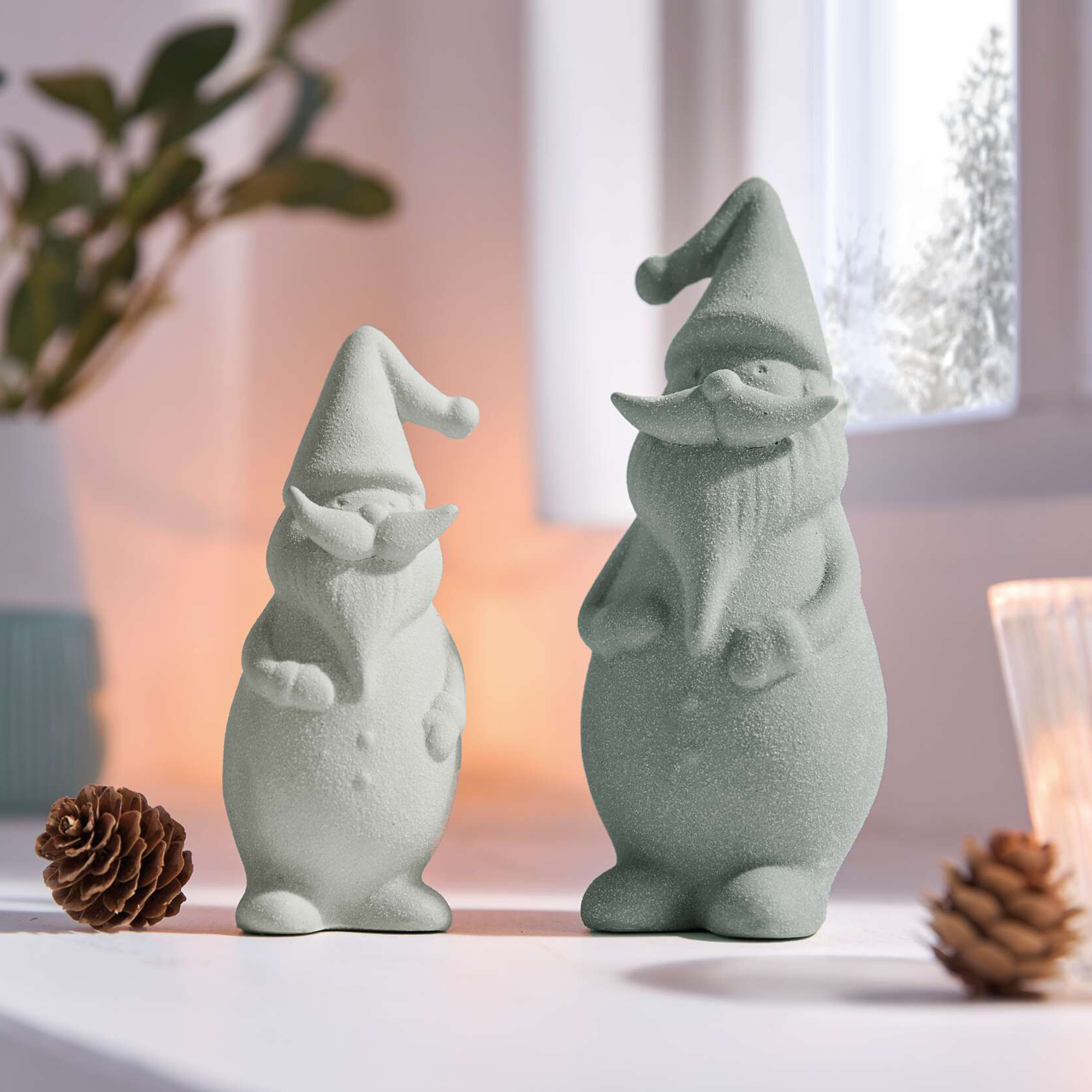 Santa "Green", 2er Set  im Frank Flechtwaren Online Shop kaufen