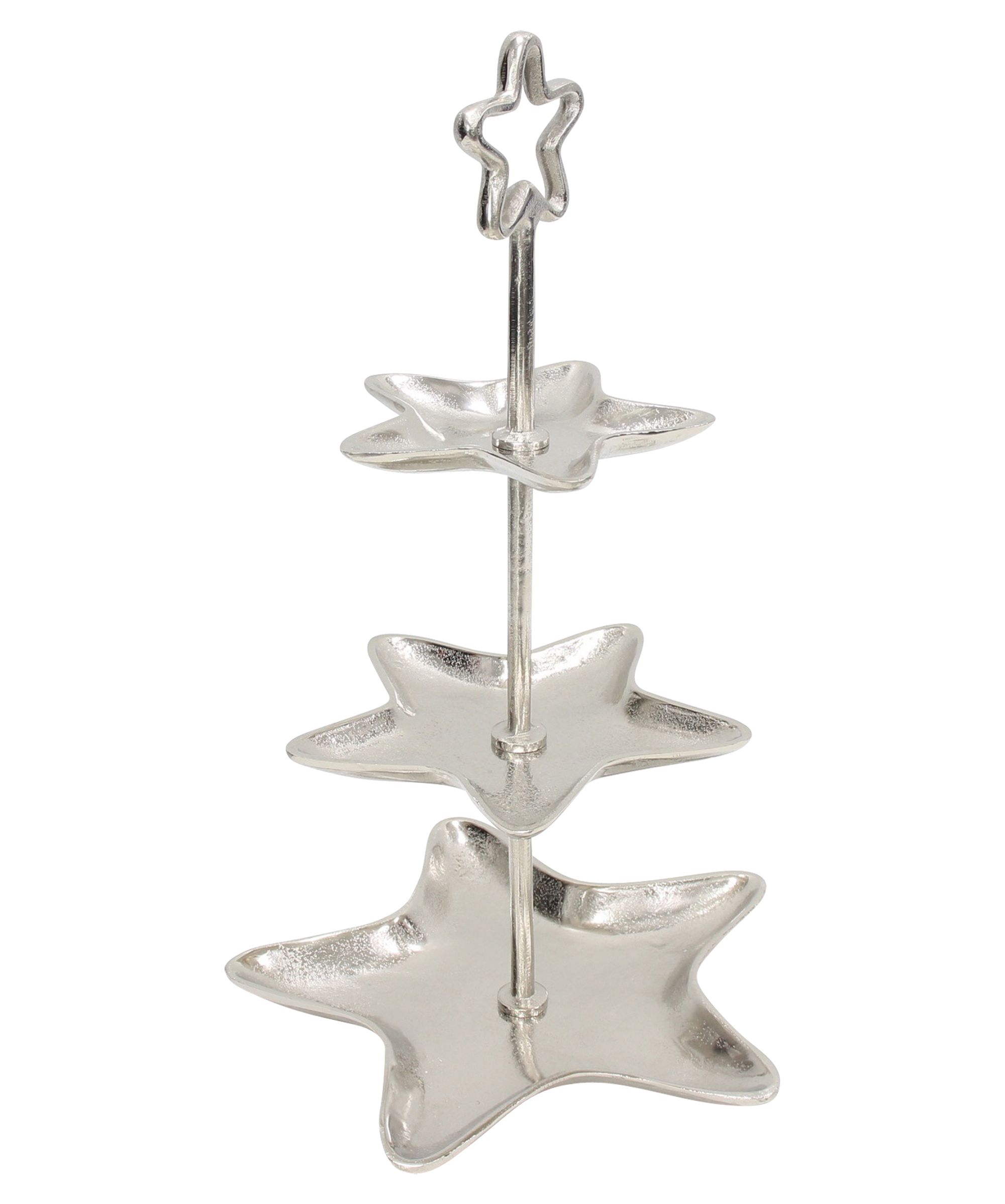 Etagere "Silberstern"  im Frank Flechtwaren Online Shop für Sterne kaufen