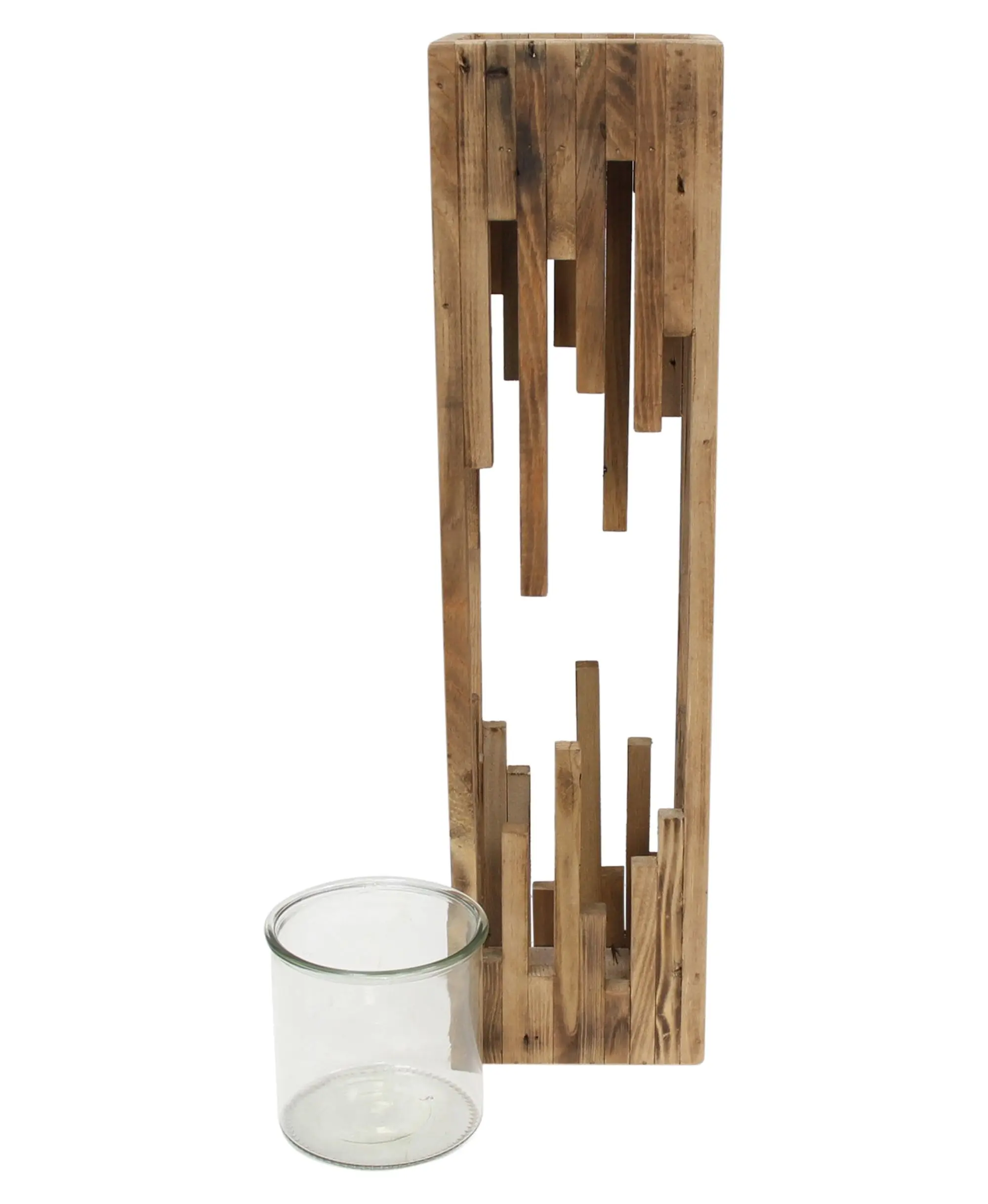 Windlichtsäule "Edges", groß  im Frank Flechtwaren Online Shop für Laternen kaufen