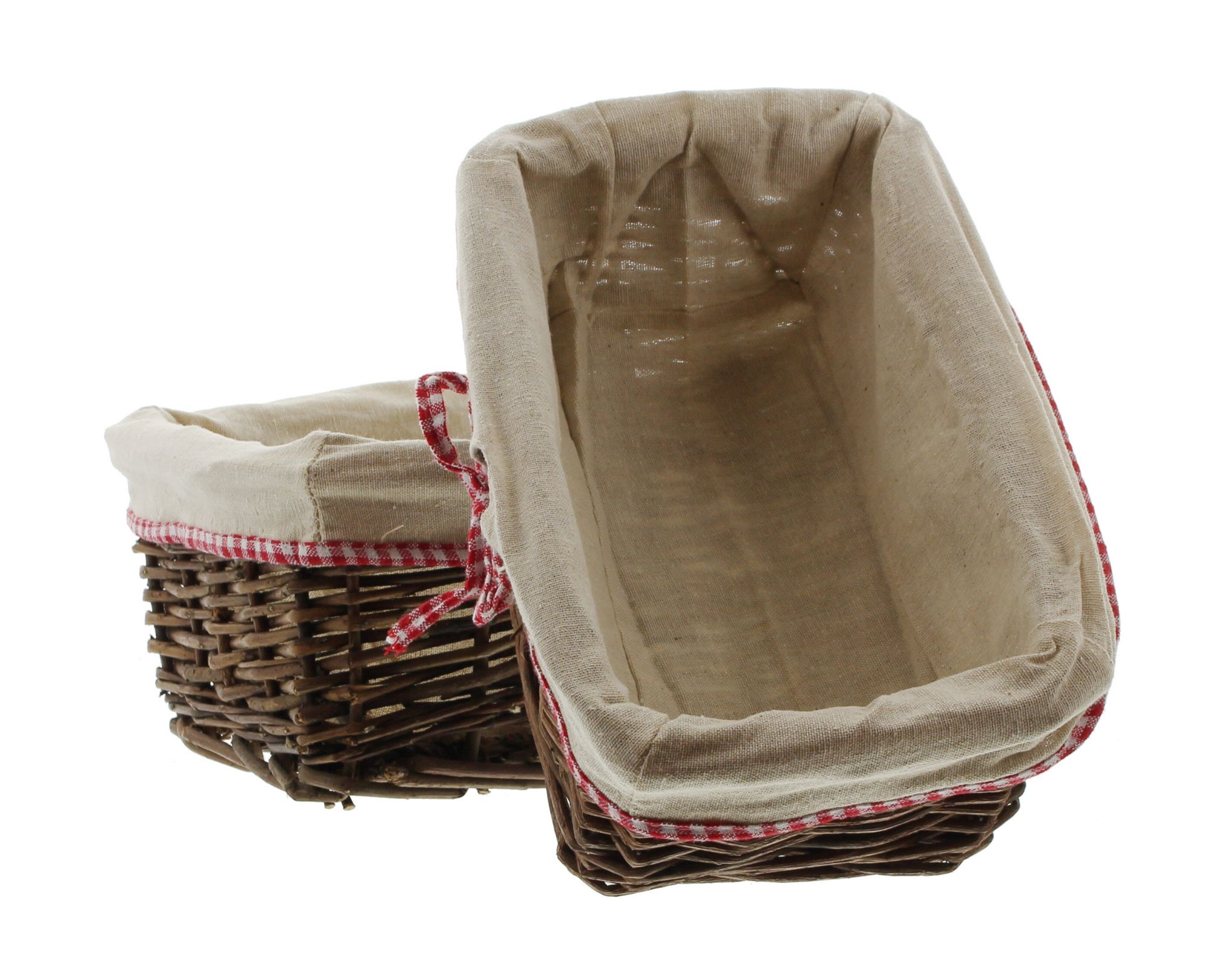Füllkorb "Karoschleife", 2er Set im Frank Flechtwaren Online Shop für Herbst kaufen Füllkorb "Karoschleife", 2er Set im Frank Flechtwaren Online Shop für Herbst kaufen