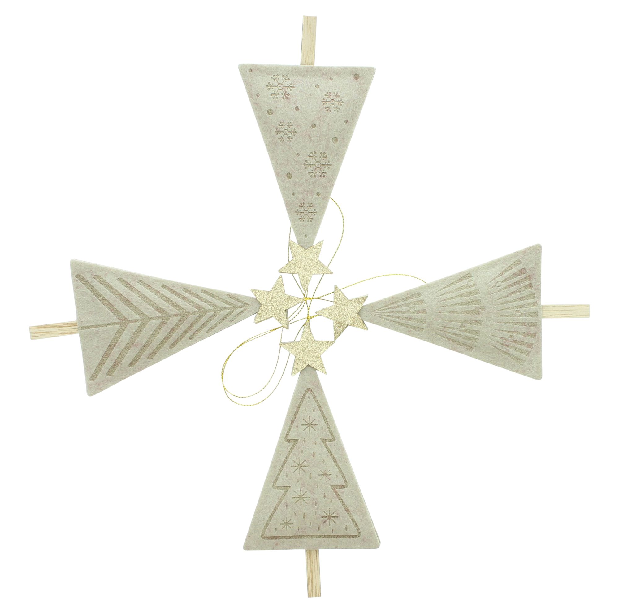Filzhänger "Tanne", 8er Set  im Frank Flechtwaren Online Shop für Weihnachten kaufen