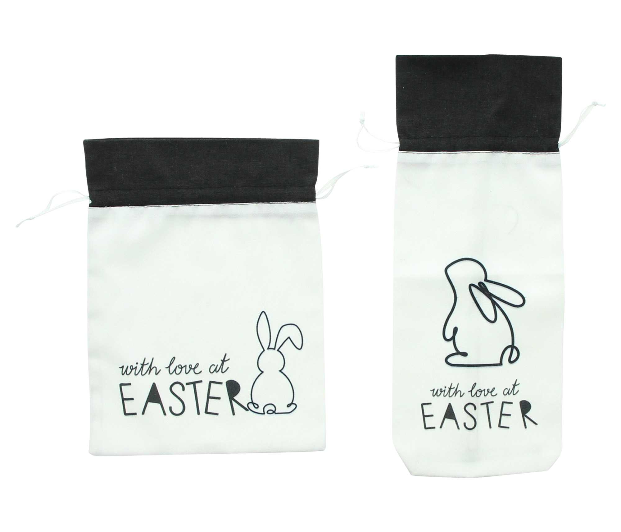 Geschenkbeutel "Lovely Easter", 2er Set  im Frank Flechtwaren Online Shop für Ostern kaufen