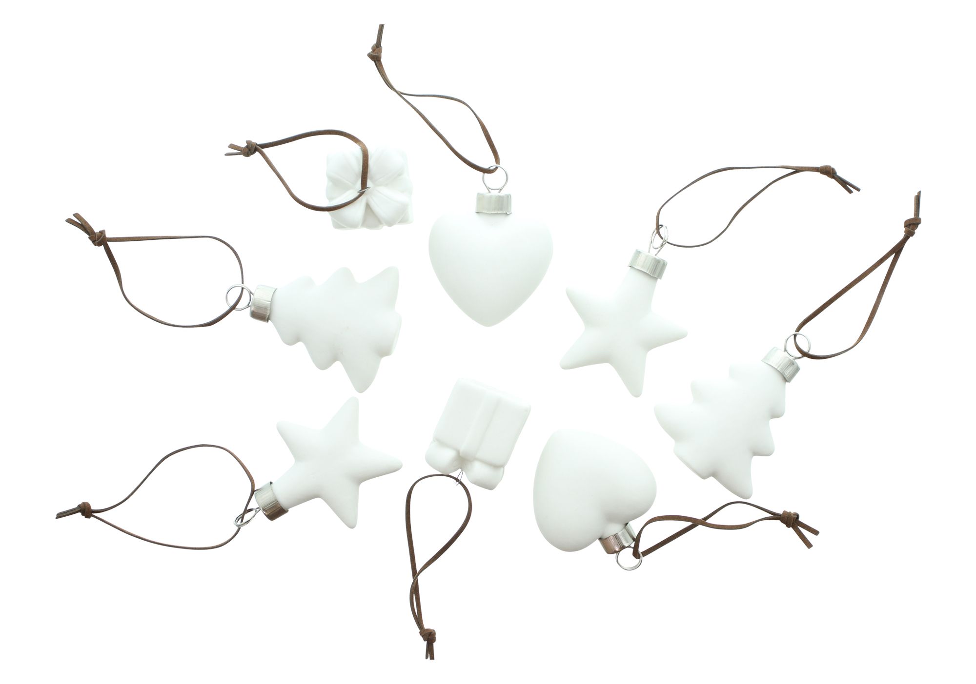 Hänger "Weiße Weihnacht", 8er Set im Frank Flechtwaren Online Shop für Weihnachten kaufen Hänger "Weiße Weihnacht", 8er Set im Frank Flechtwaren Online Shop für Weihnachten kaufen