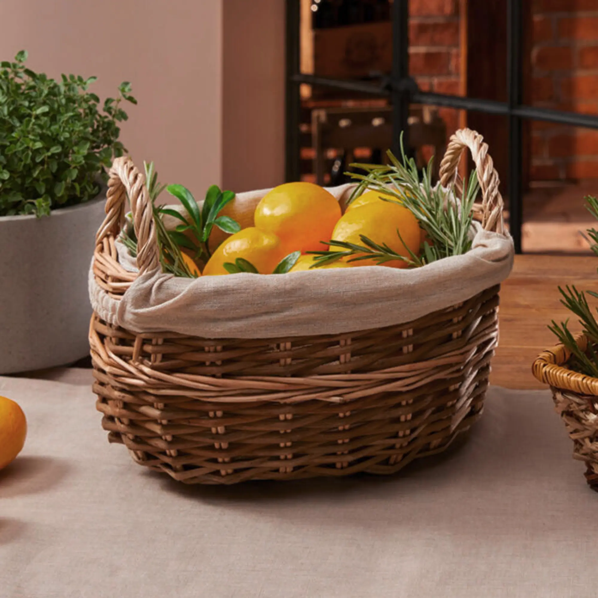 Füllkörbchen "Spaltweide"  im Frank Flechtwaren Online Shop für Naturtöne kaufen