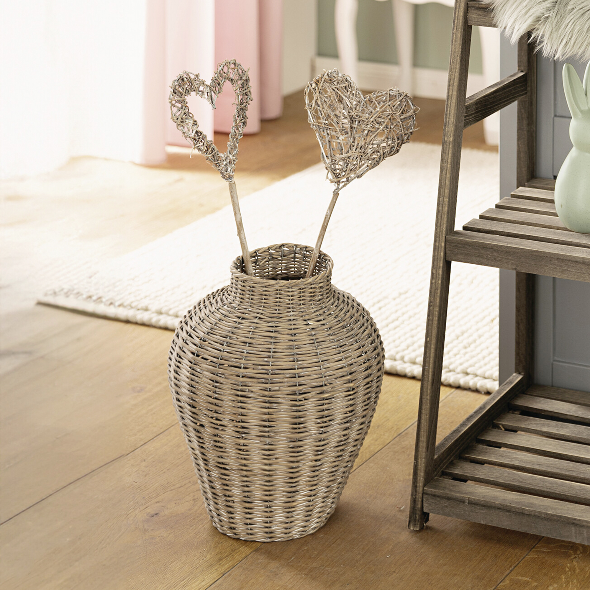 Korbvase "Landhaus"  im Frank Flechtwaren Online Shop kaufen
