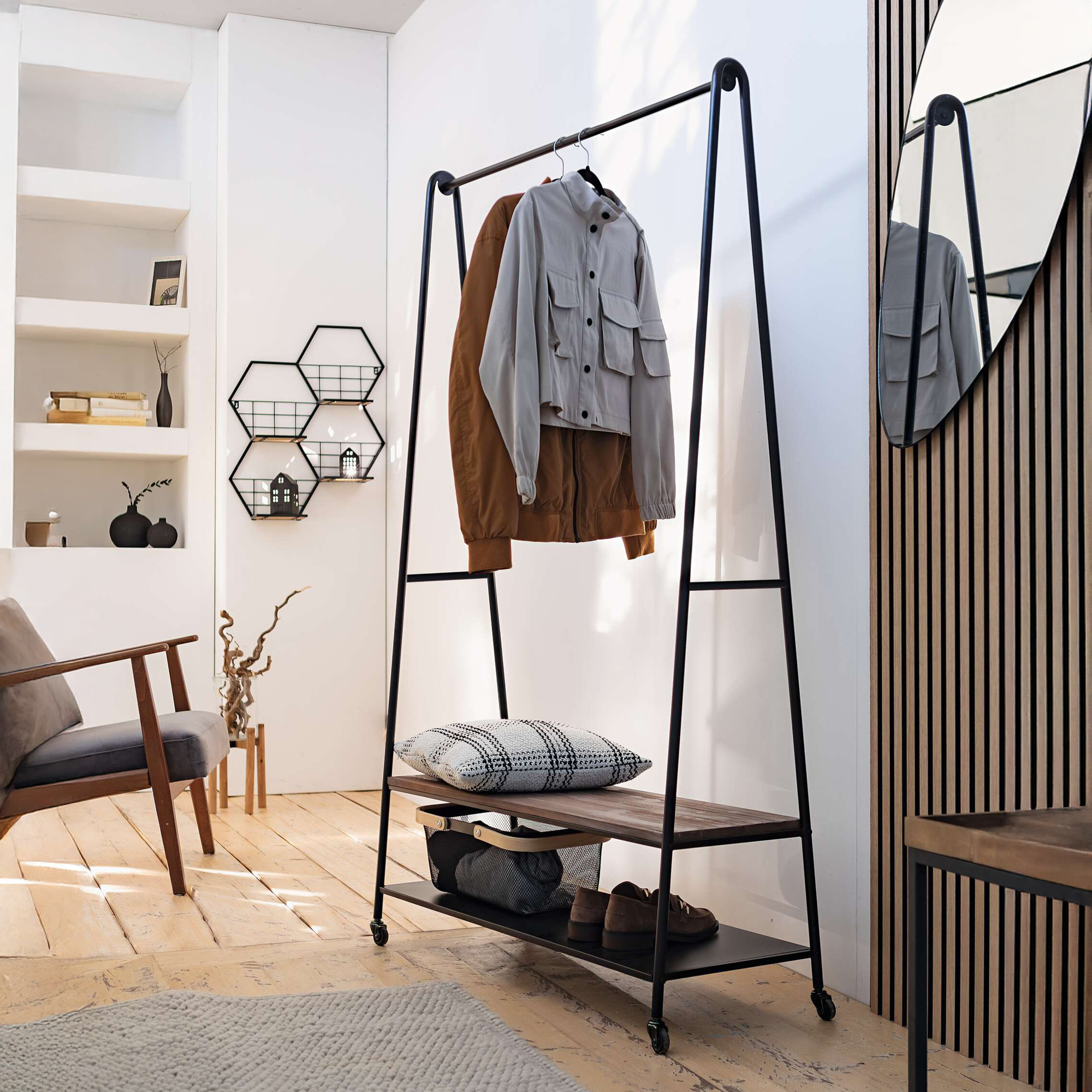 Garderobe "Mobil"  im Frank Flechtwaren Online Shop kaufen