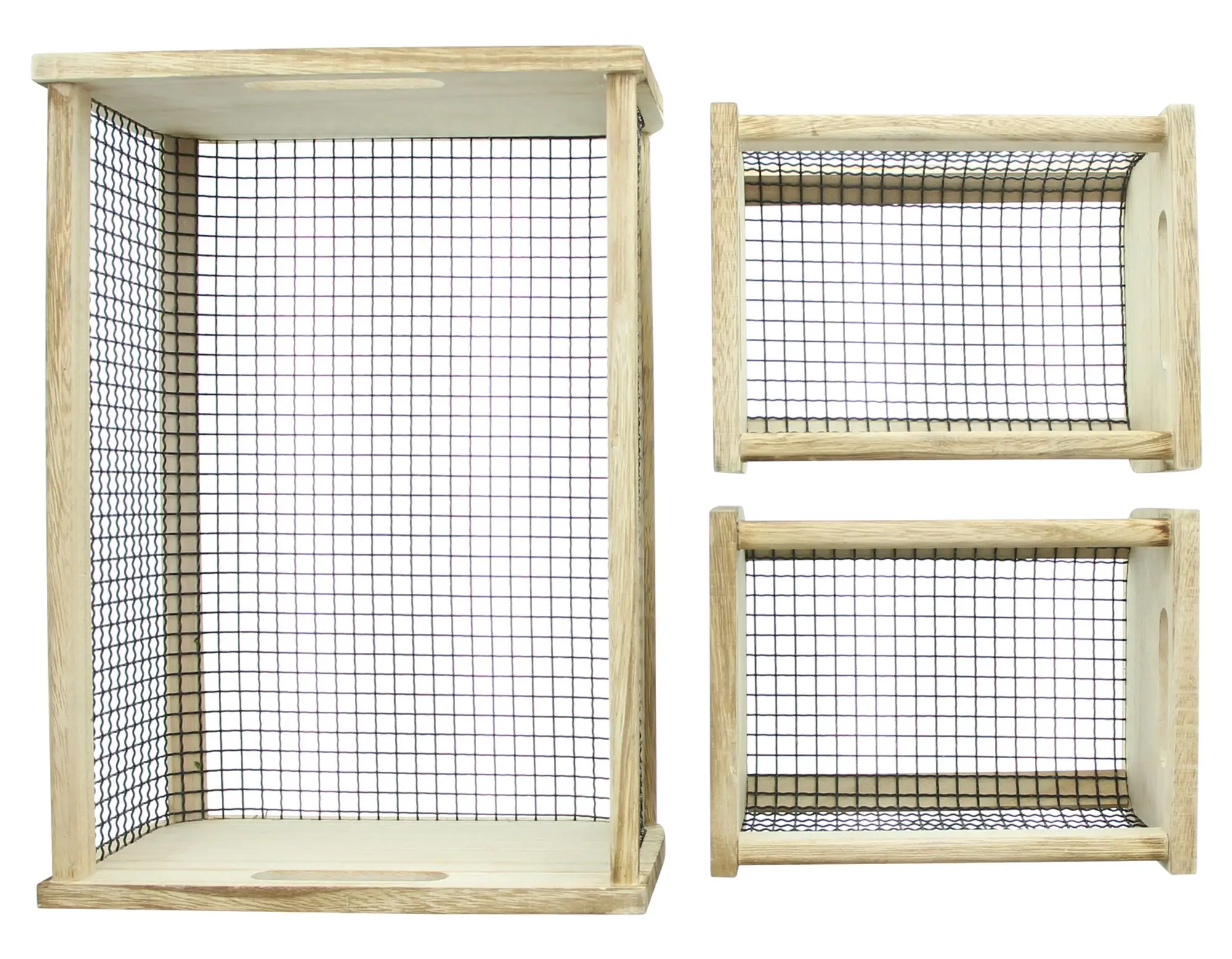 Holzkiste "Trend", 3er Set im Frank Flechtwaren Online Shop für Küche kaufen Holzkiste "Trend", 3er Set im Frank Flechtwaren Online Shop für Küche kaufen