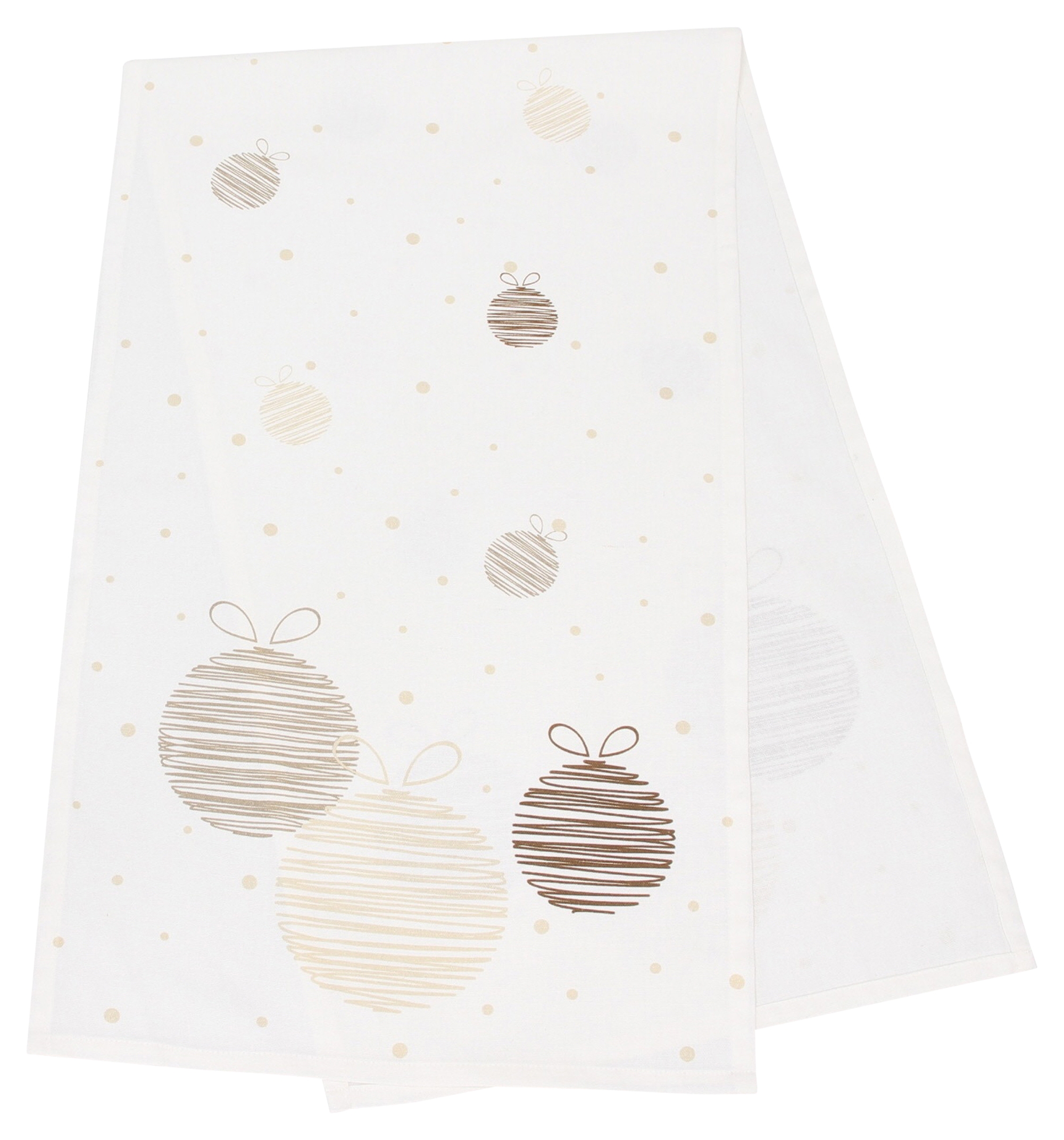 Tischläufer "Christbaumkugeln"  im Frank Flechtwaren Online Shop für Weihnachten kaufen