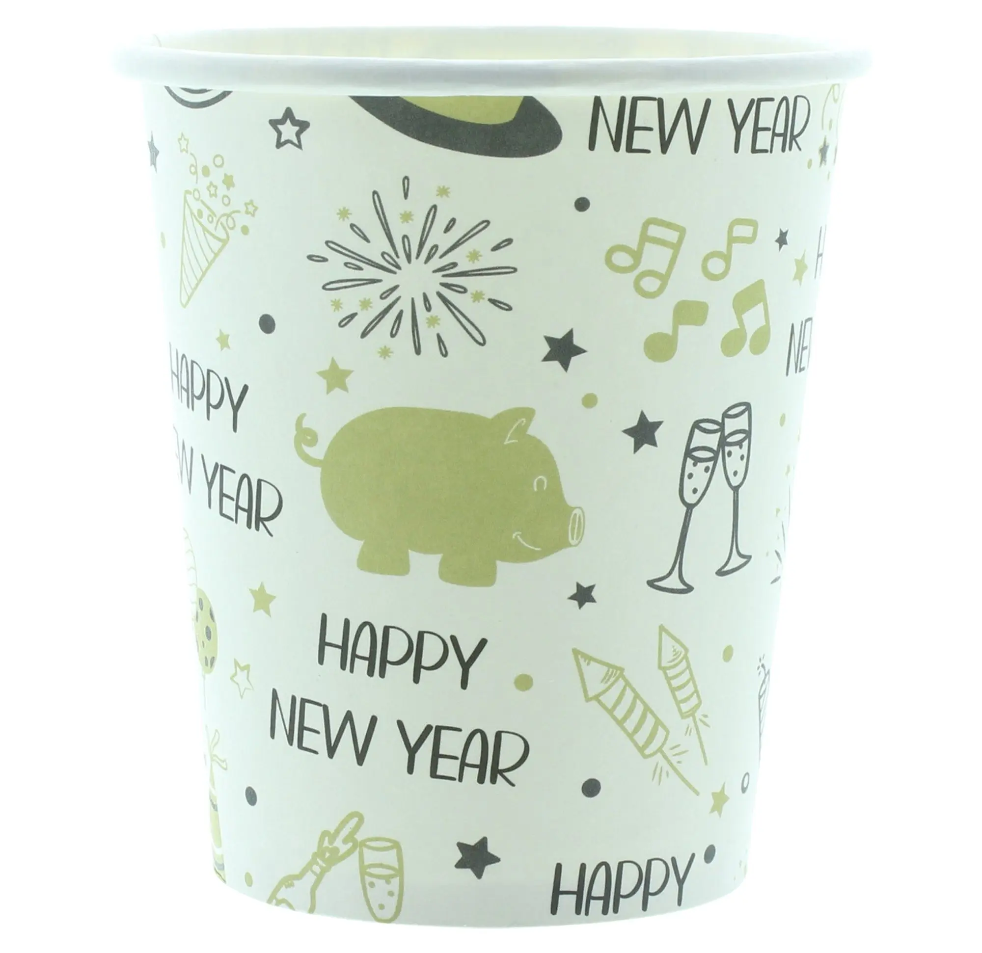 Pappbecher "Silvester", 16er Set  im Frank Flechtwaren Online Shop kaufen