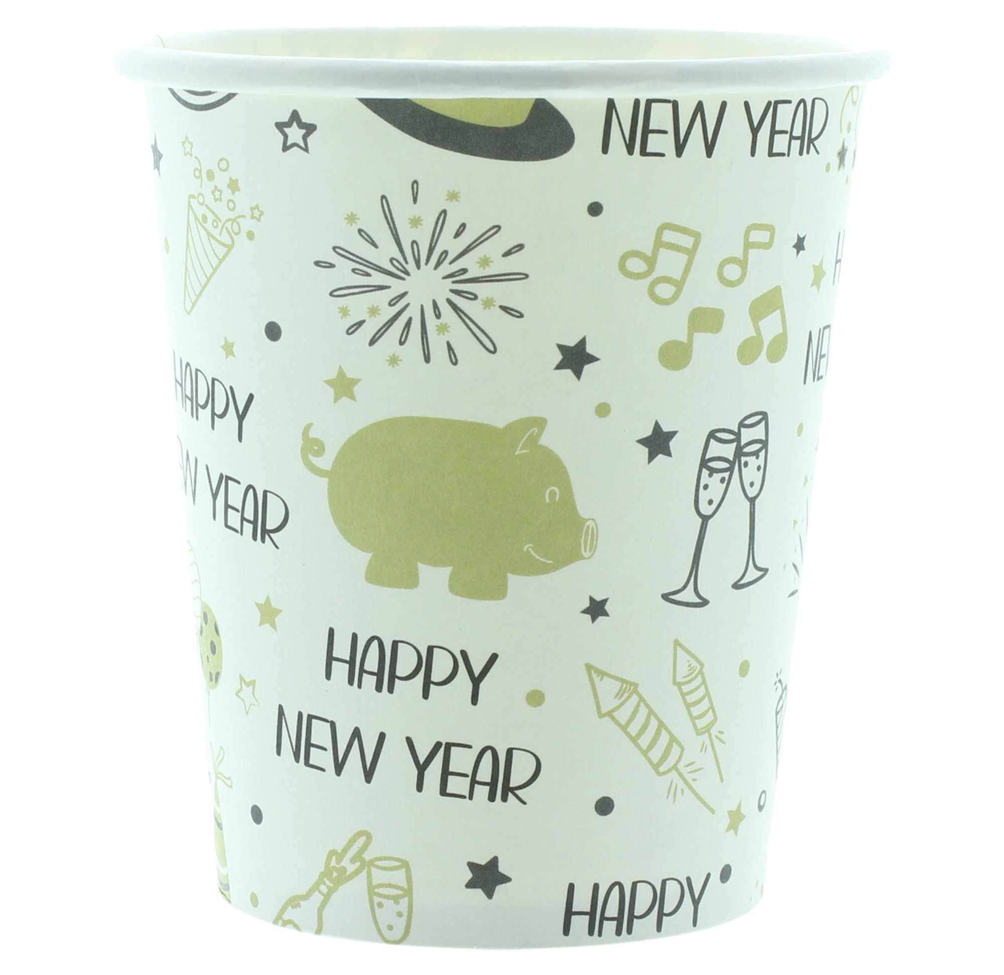 Pappbecher "Silvester", 16er Set  im Frank Flechtwaren Online Shop kaufen