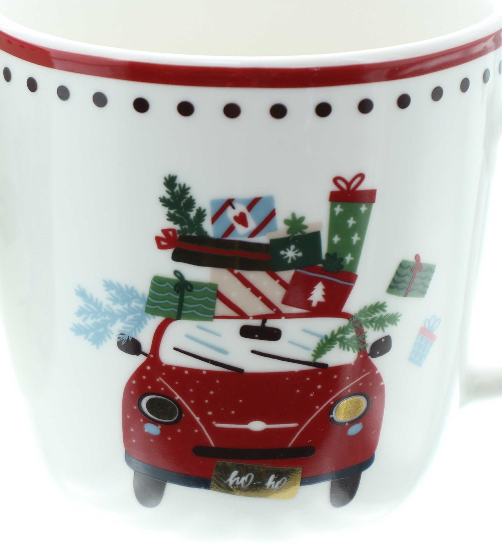 Tasse "Weihnachtstour", 2er Set  im Frank Flechtwaren Online Shop für Weihnachten kaufen