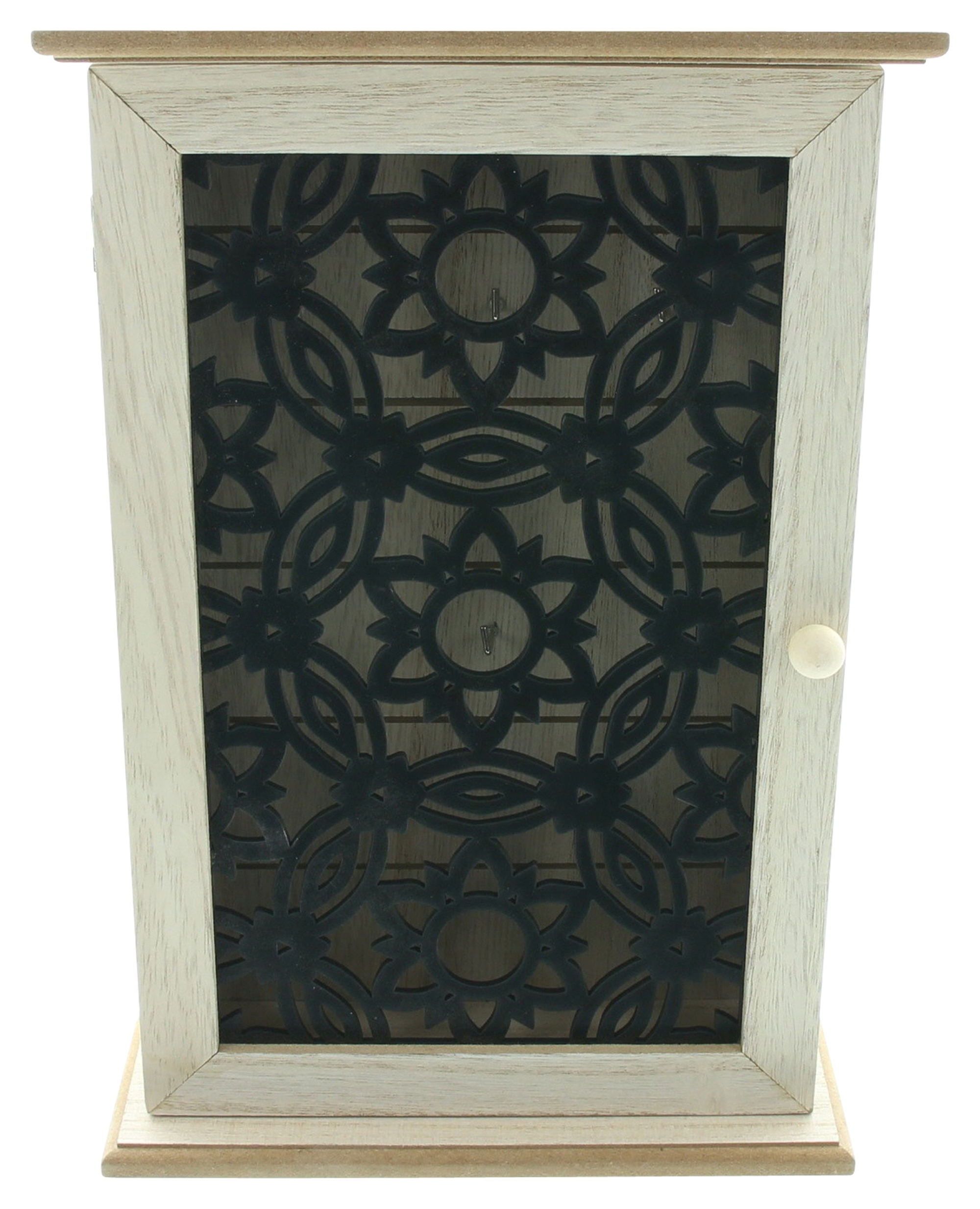 Schlüsselbox "Black Flowers" im Frank Flechtwaren Online Shop für Wohnzimmer kaufen Schlüsselbox "Black Flowers" im Frank Flechtwaren Online Shop für Wohnzimmer kaufen