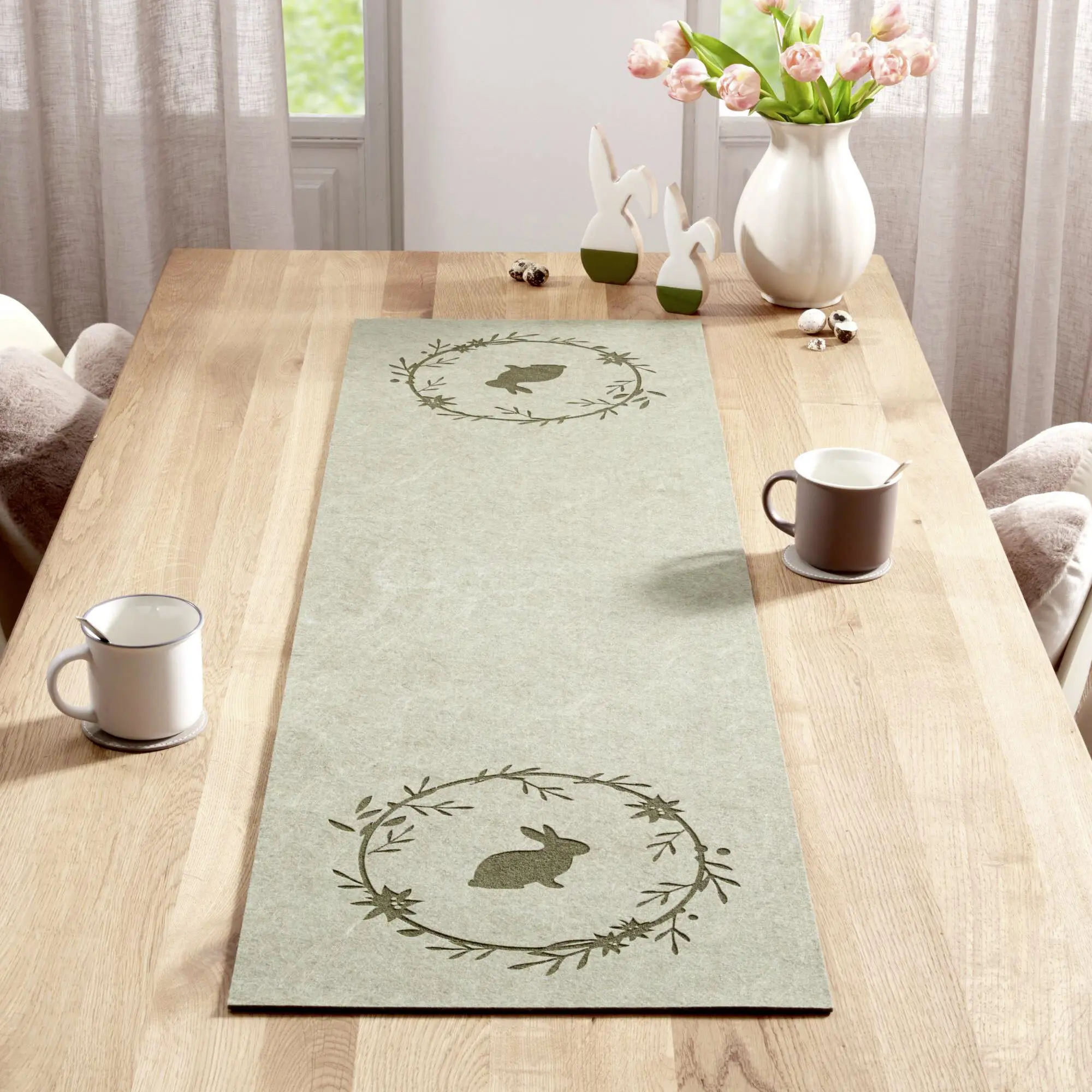 Tischläufer "Osterkranz"  im Frank Flechtwaren Online Shop kaufen