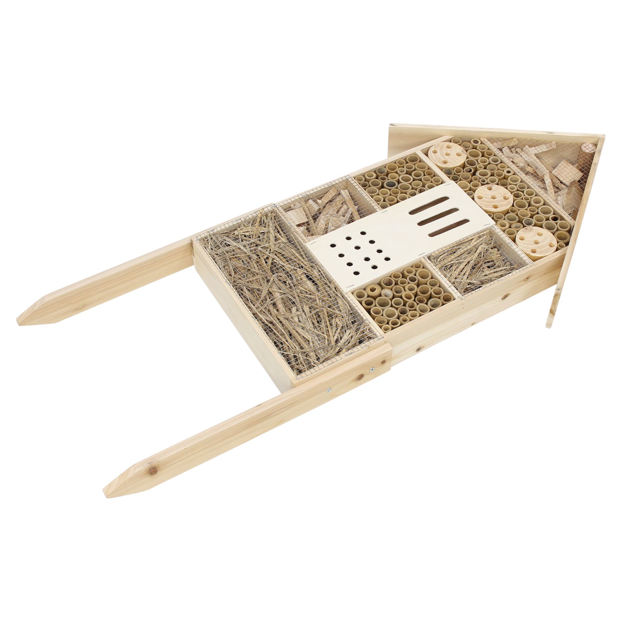 Insektenhotel "Natur"  im Frank Flechtwaren Online Shop für Gartendeko kaufen