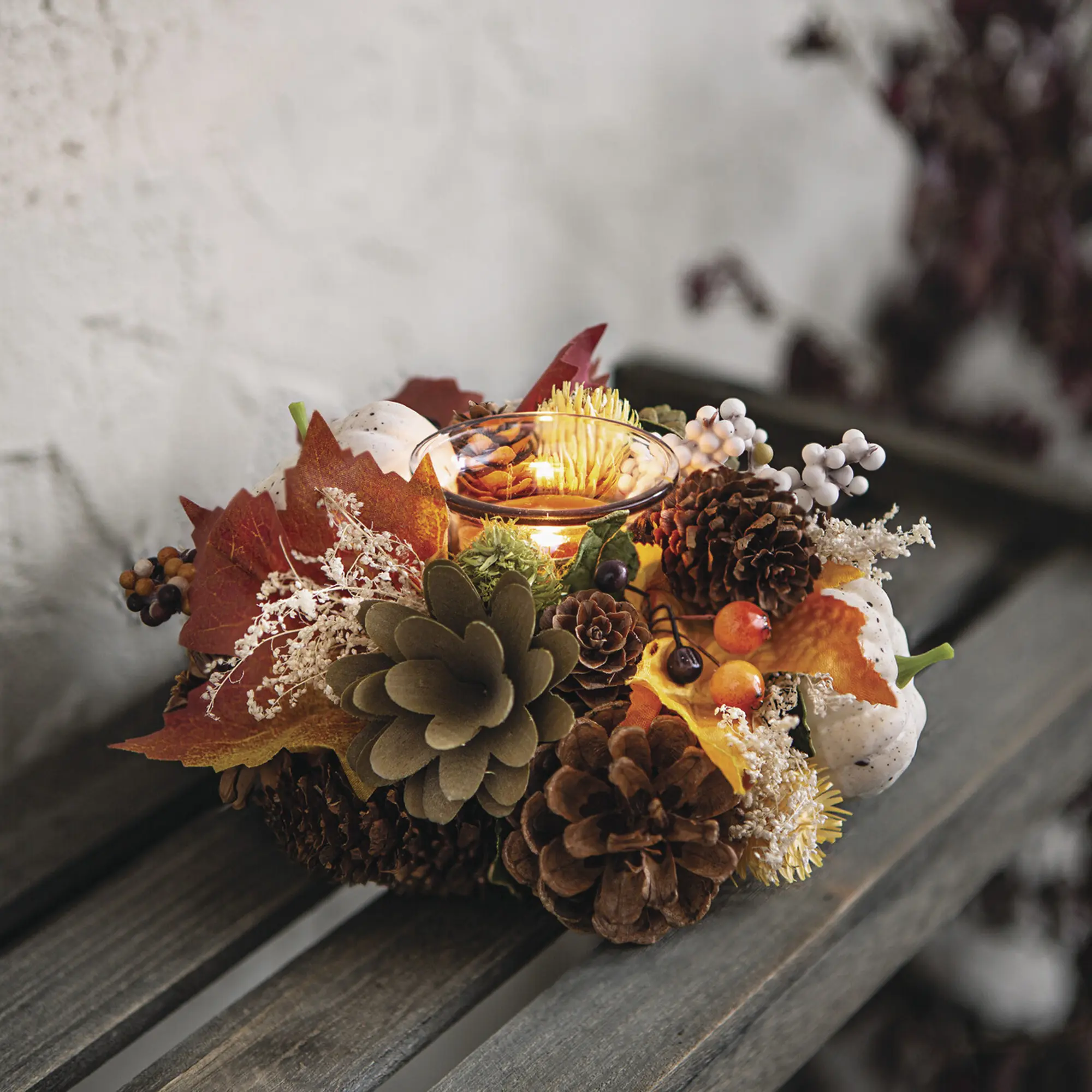 Windlicht "Herbst" im Frank Flechtwaren Online Shop für Herbstkränze & -gestecke kaufen Windlicht "Herbst" im Frank Flechtwaren Online Shop für Herbstkränze & -gestecke kaufen