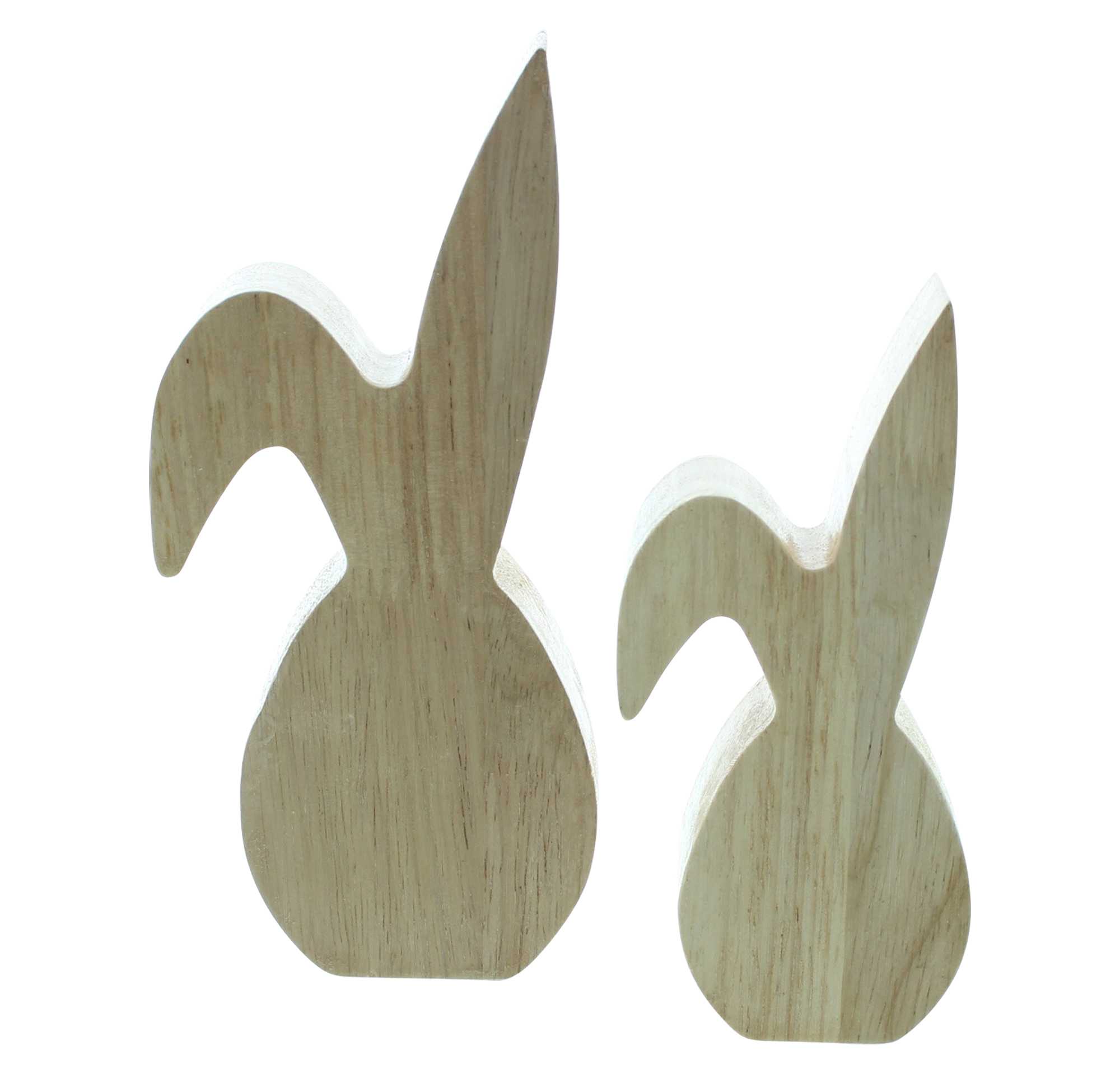 Hase "Two-Tone", 2er Set  im Frank Flechtwaren Online Shop für Ostern kaufen