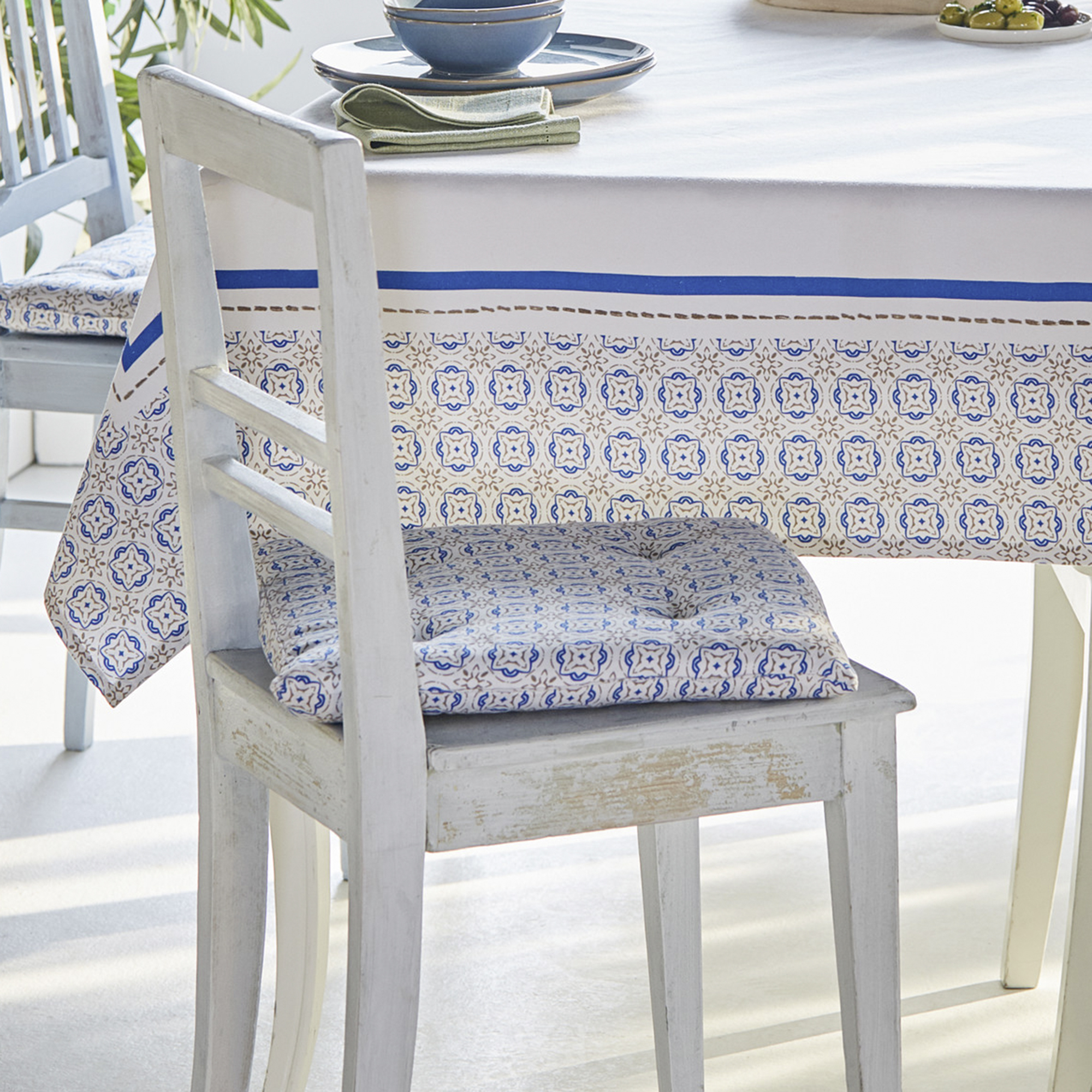 Sitzkissen "Santorin"  im Frank Flechtwaren Online Shop für Sitzkissen kaufen