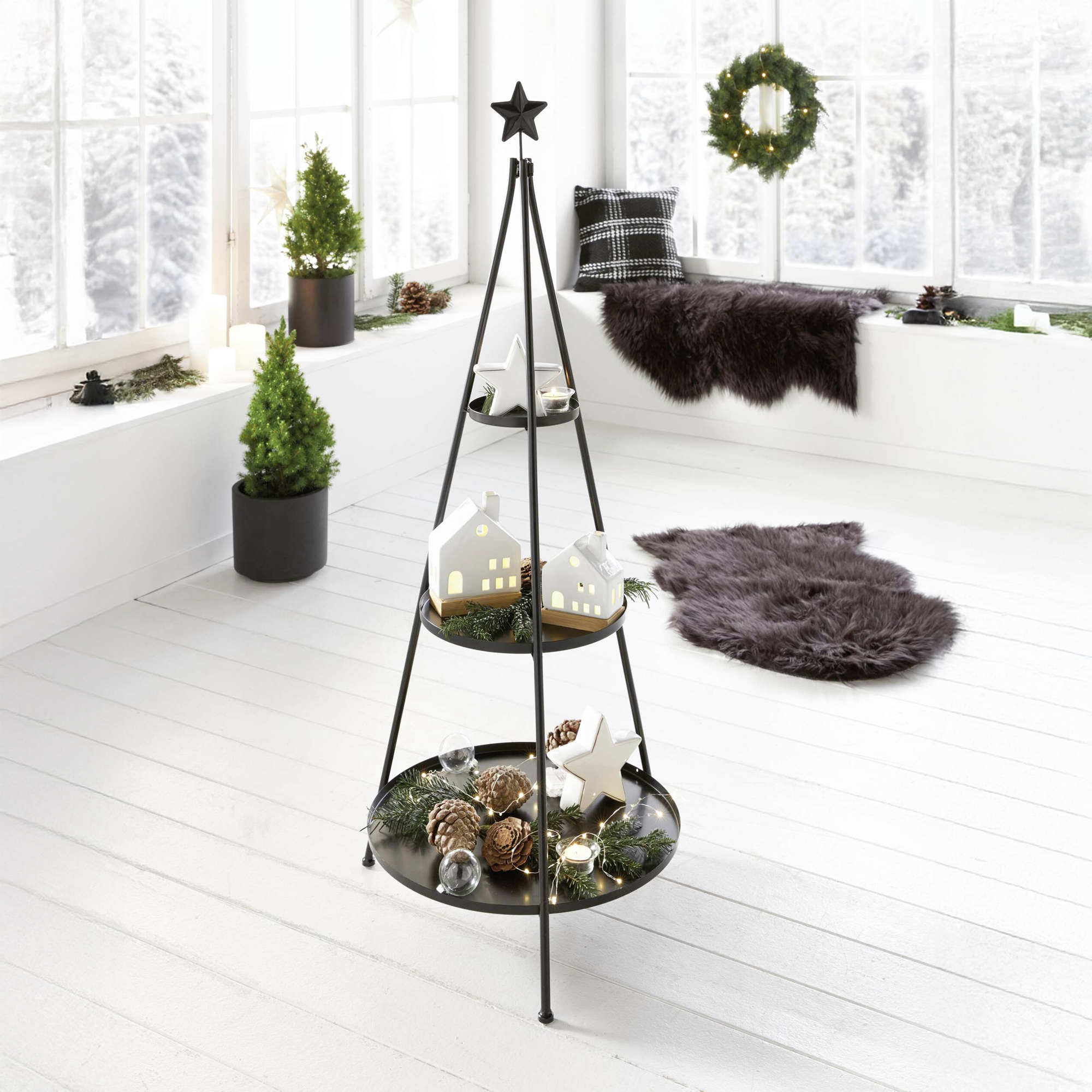 Etagere "Klassik" im Frank Flechtwaren Online Shop für Herbst kaufen Etagere "Klassik" im Frank Flechtwaren Online Shop für Herbst kaufen
