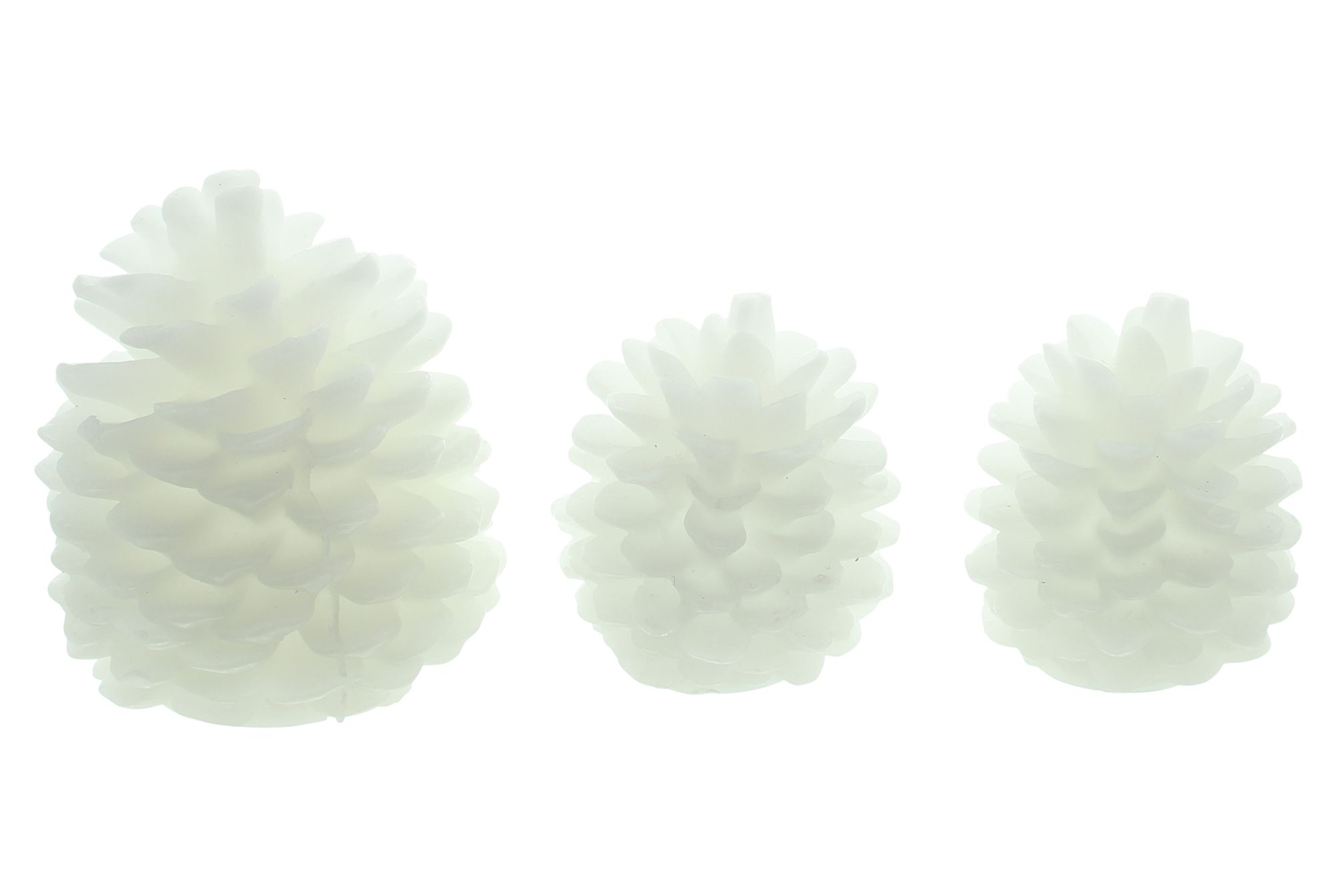 LED-Zapfen "Snow", 3er Set im Frank Flechtwaren Online Shop für Weihnachten kaufen LED-Zapfen "Snow", 3er Set im Frank Flechtwaren Online Shop für Weihnachten kaufen