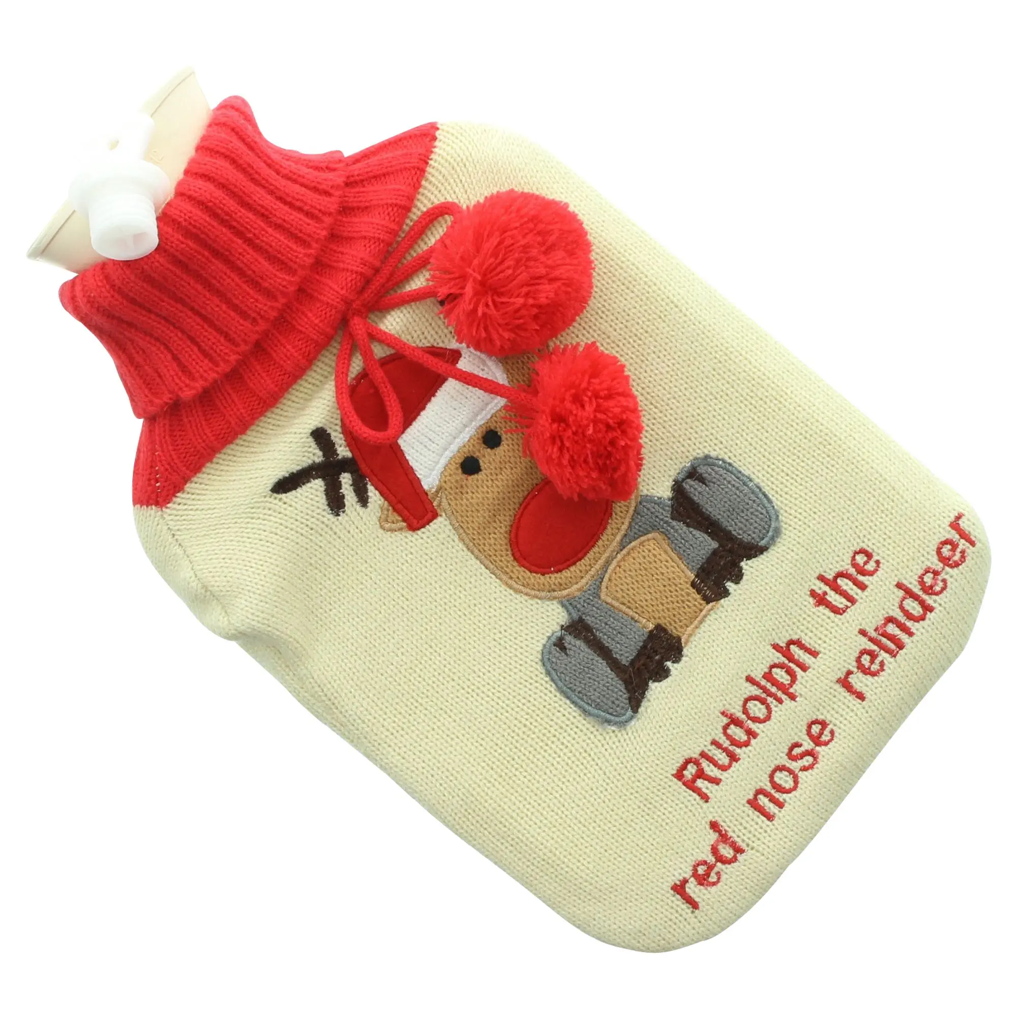 Wärmflasche "Rudolph"  im Frank Flechtwaren Online Shop für Weihnachtliche Kuscheldecken kaufen