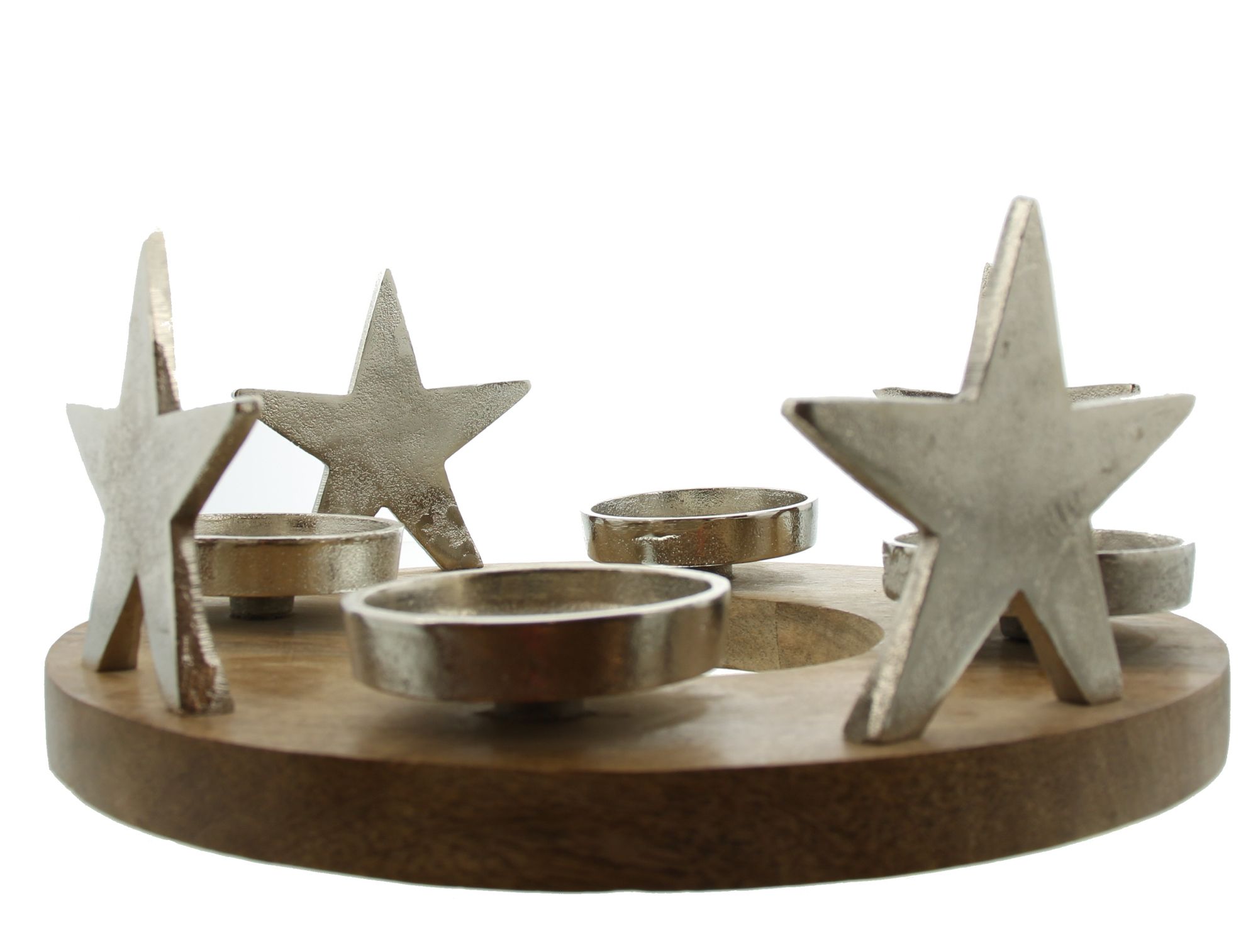 Adventskranz "Silbersterne" im Frank Flechtwaren Online Shop für Weihnachten kaufen Adventskranz "Silbersterne" im Frank Flechtwaren Online Shop für Weihnachten kaufen