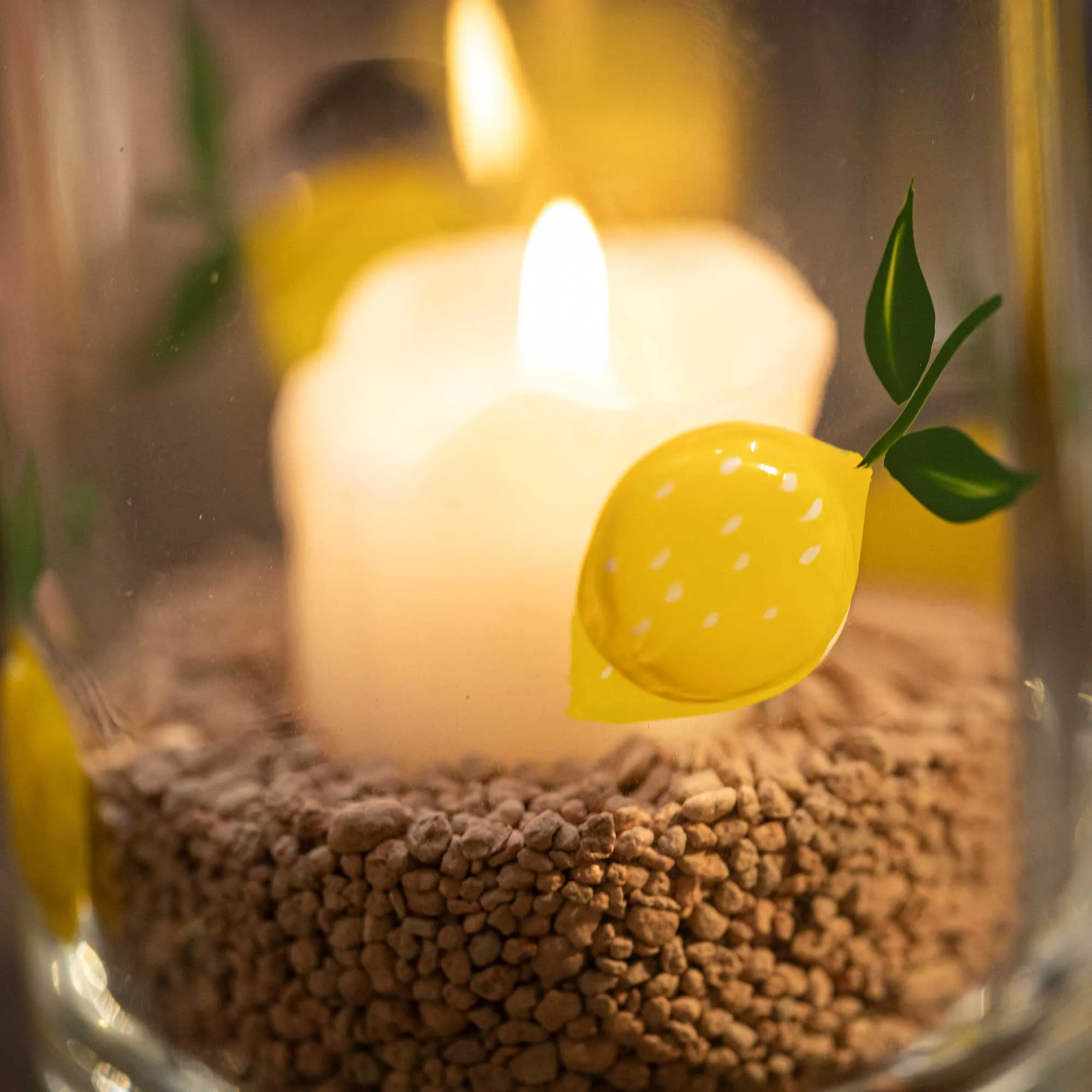 Glas "Zitrone", 2er Set  im Frank Flechtwaren Online Shop für Lemon Sorbet kaufen