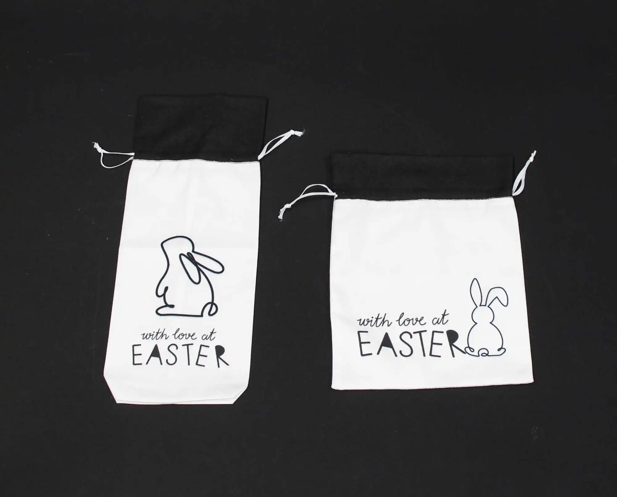 Geschenkbeutel "Lovely Easter", 2er Set  im Frank Flechtwaren Online Shop für Ostern kaufen