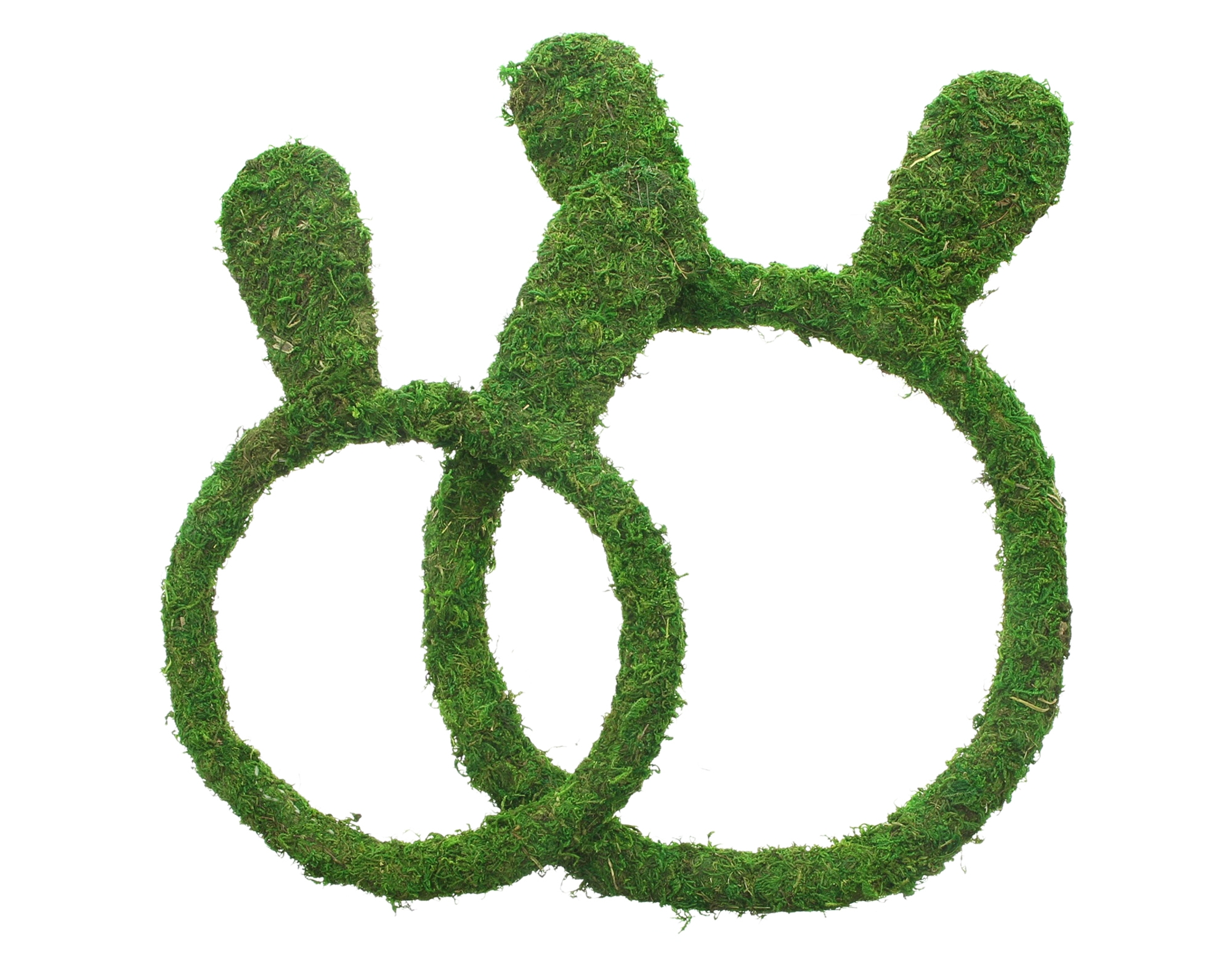 Dekoring "Osterhase", 2er Set  im Frank Flechtwaren Online Shop für Ostergarten kaufen